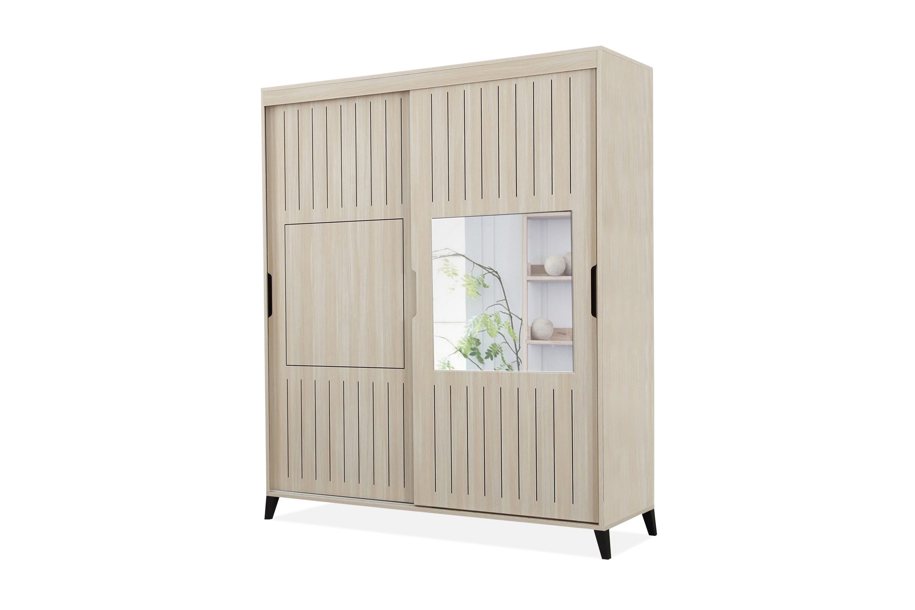Garderob Skoglund 190 Ljus Trä