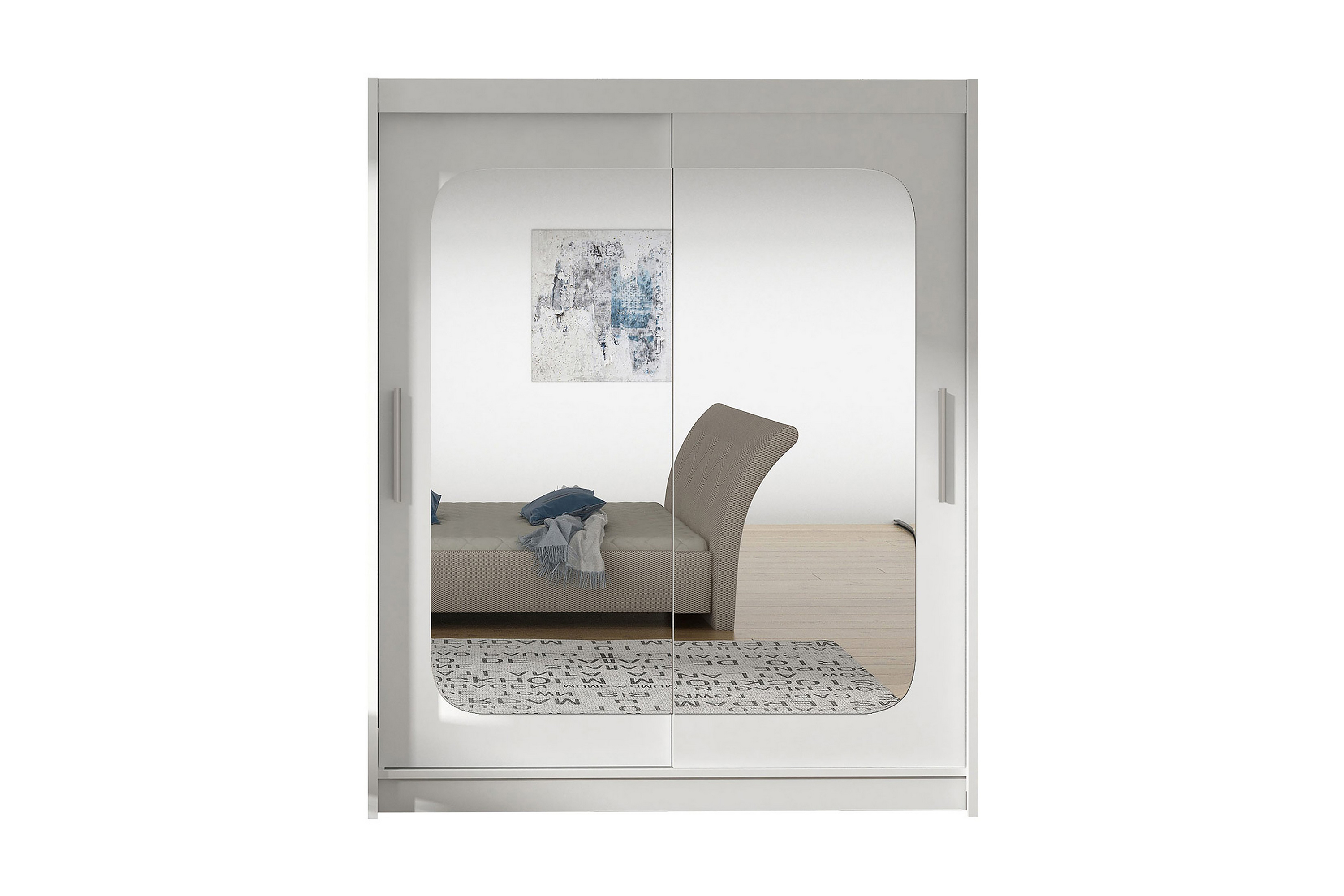 garderob west 150x58x200 cm - vit