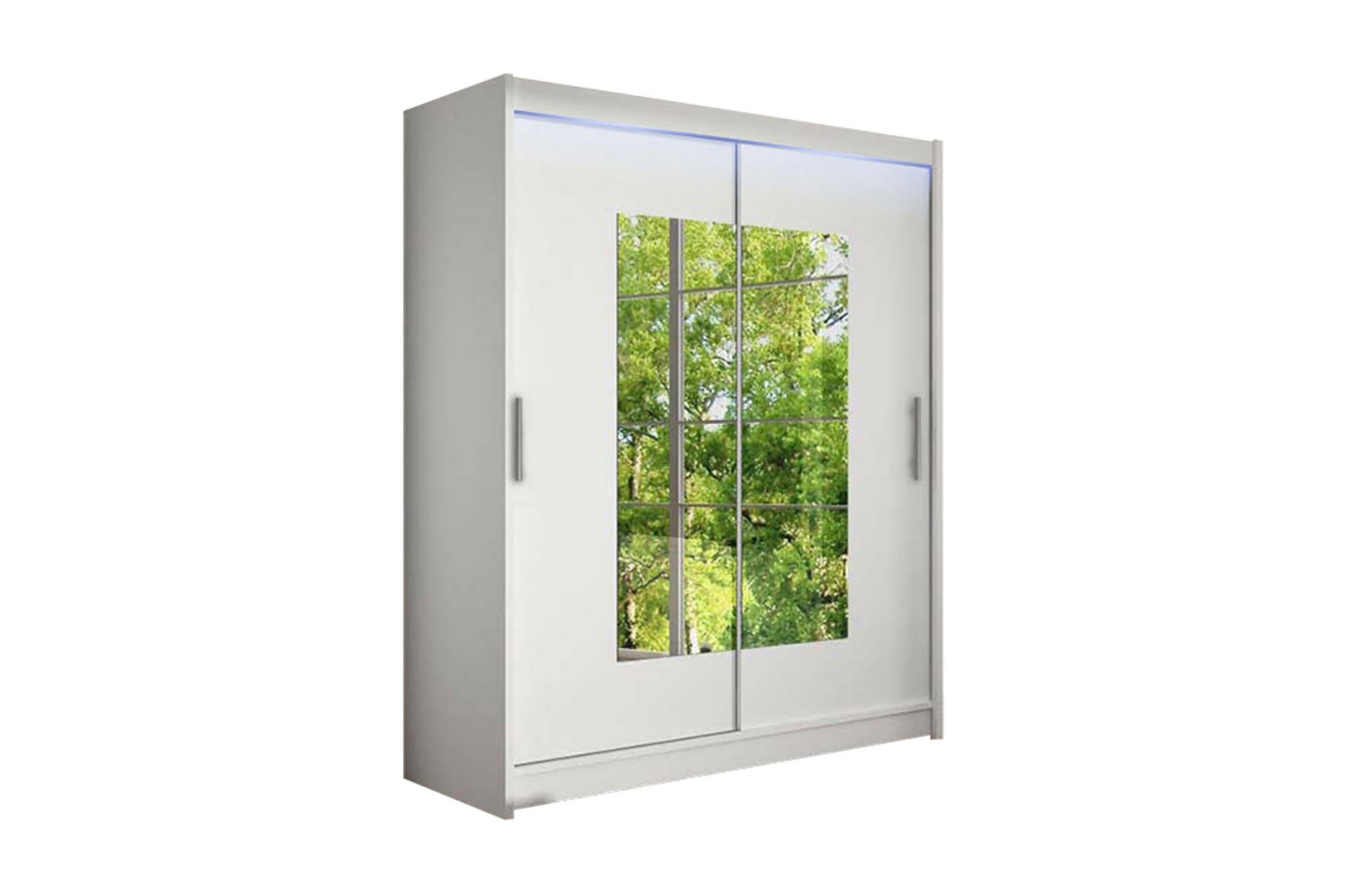 garderob westa 150x58x200 cm - vit