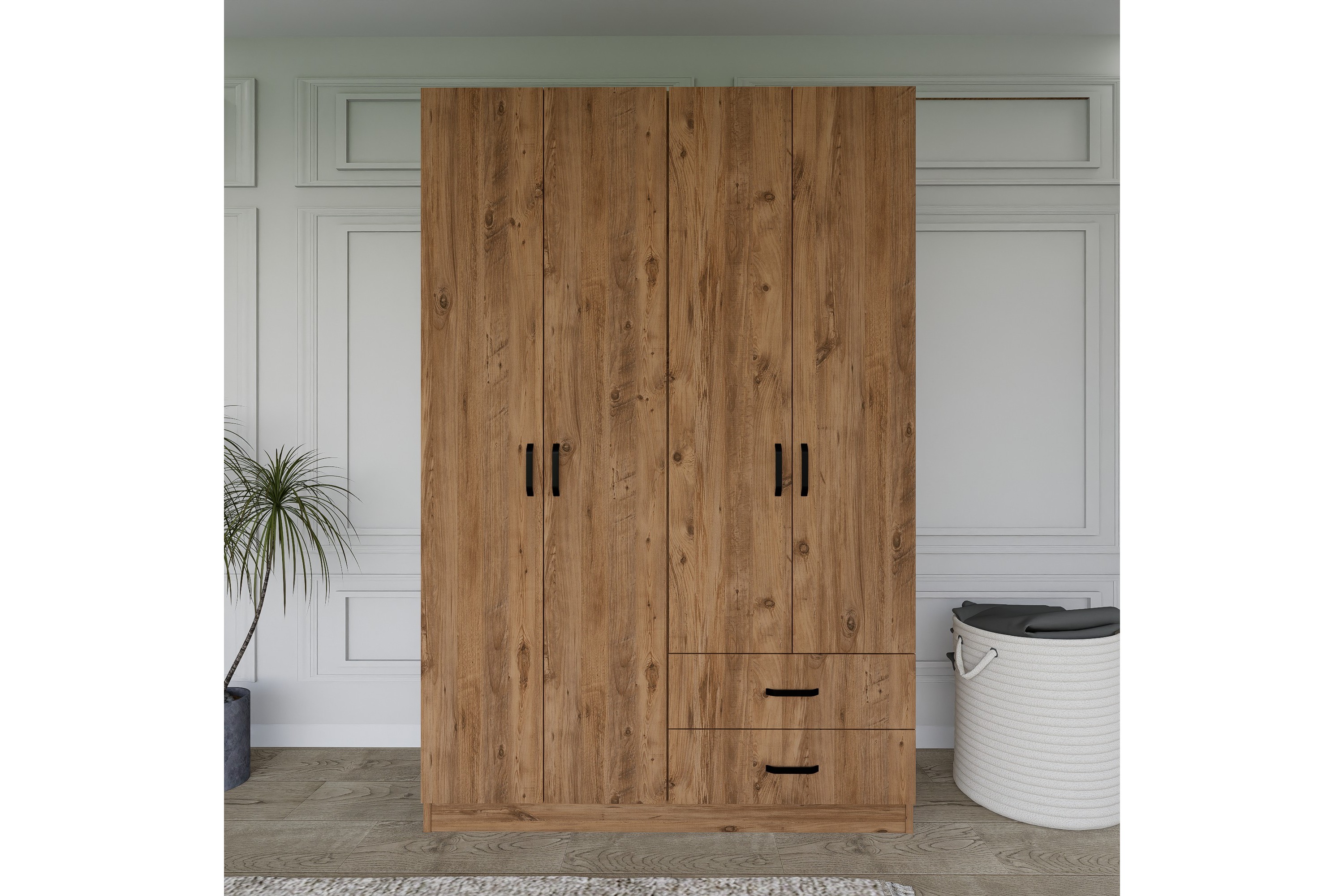 Garderob Yaman 120x180 cm Brun