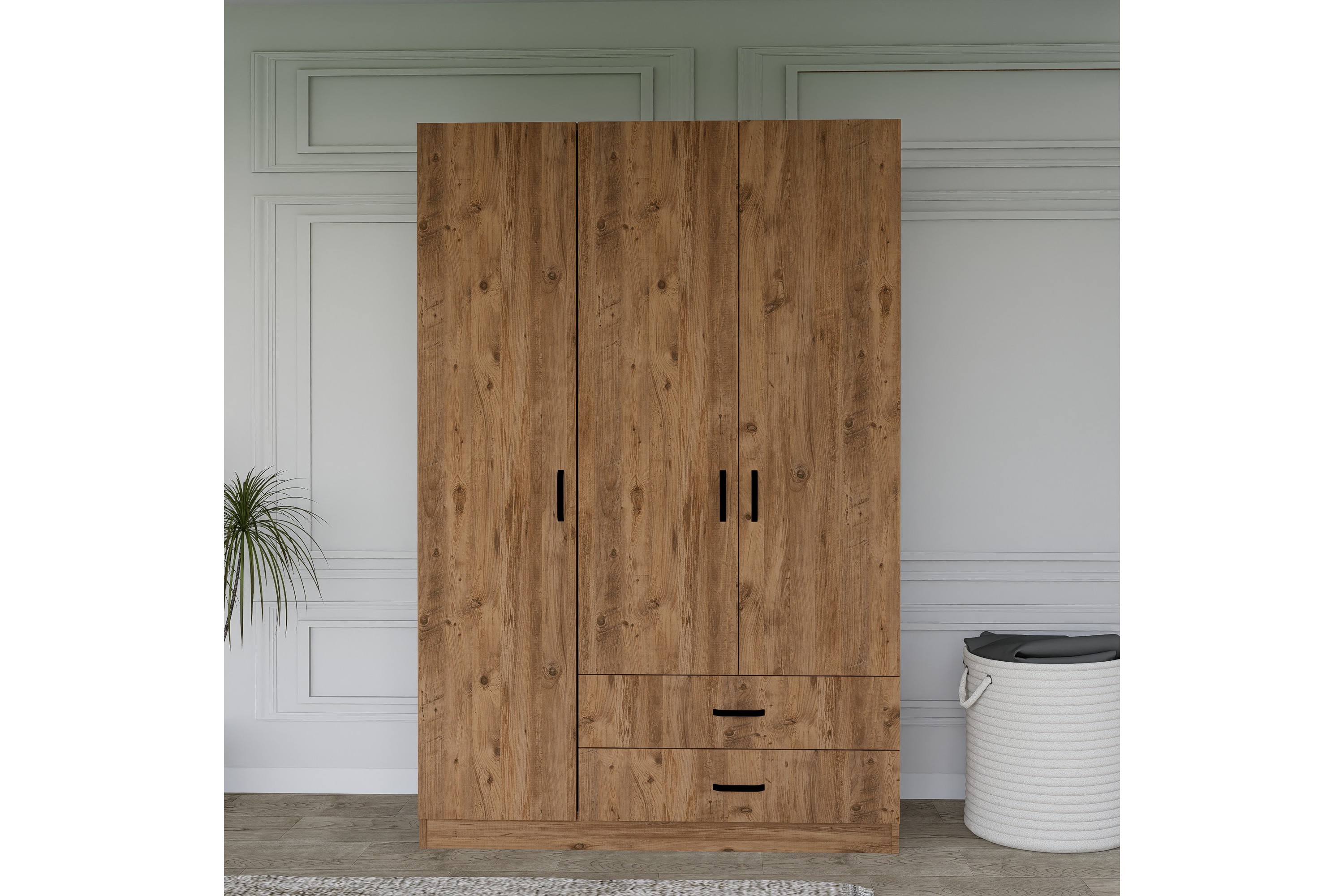 garderob yaman 120x181 cm - valnöt