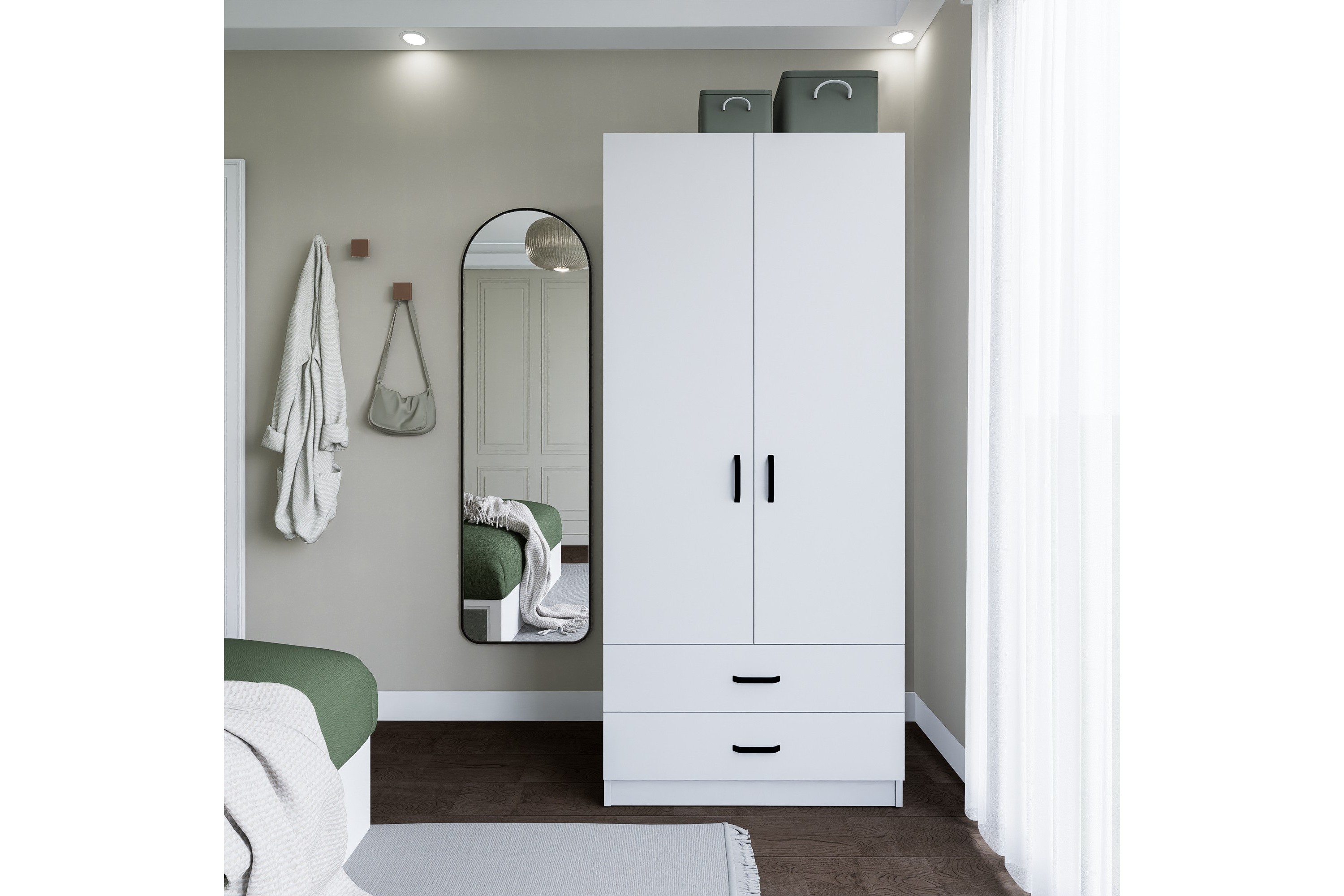 garderob yaman 80x182 cm - mattvit