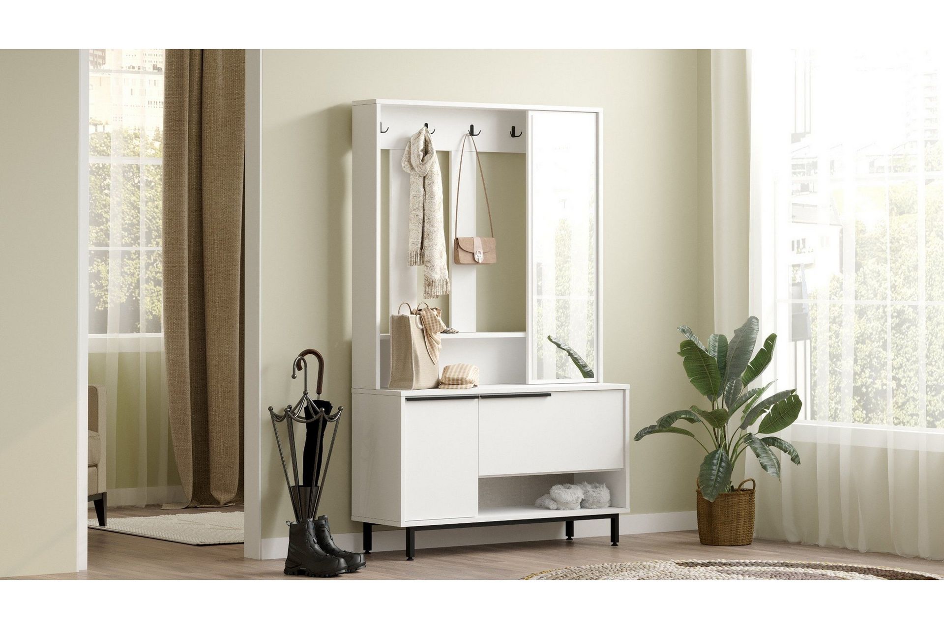 liyakat hallmöbel - vit