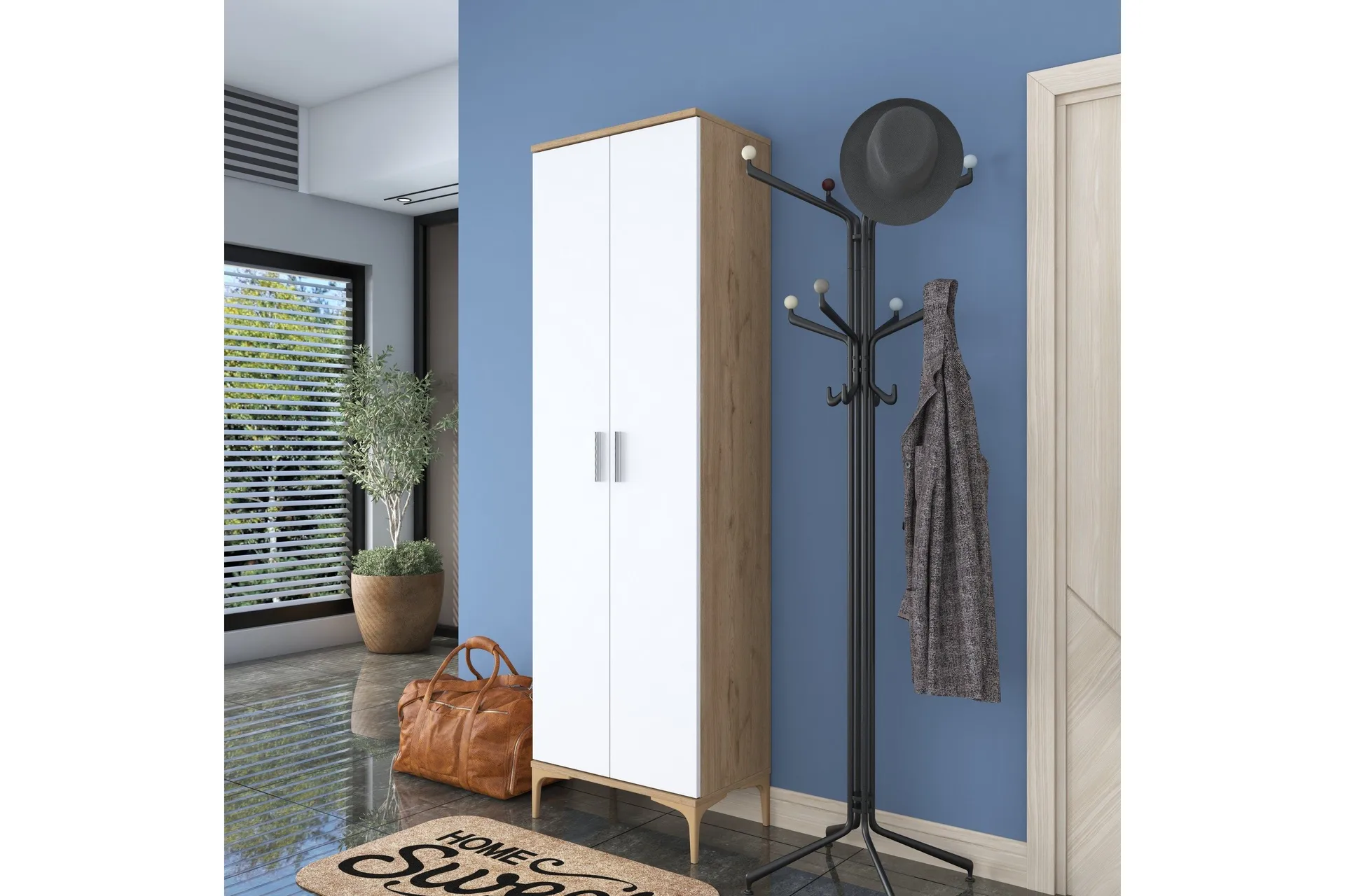 Lukkha Hallm&ouml;bel - Valn&ouml;t/Vit