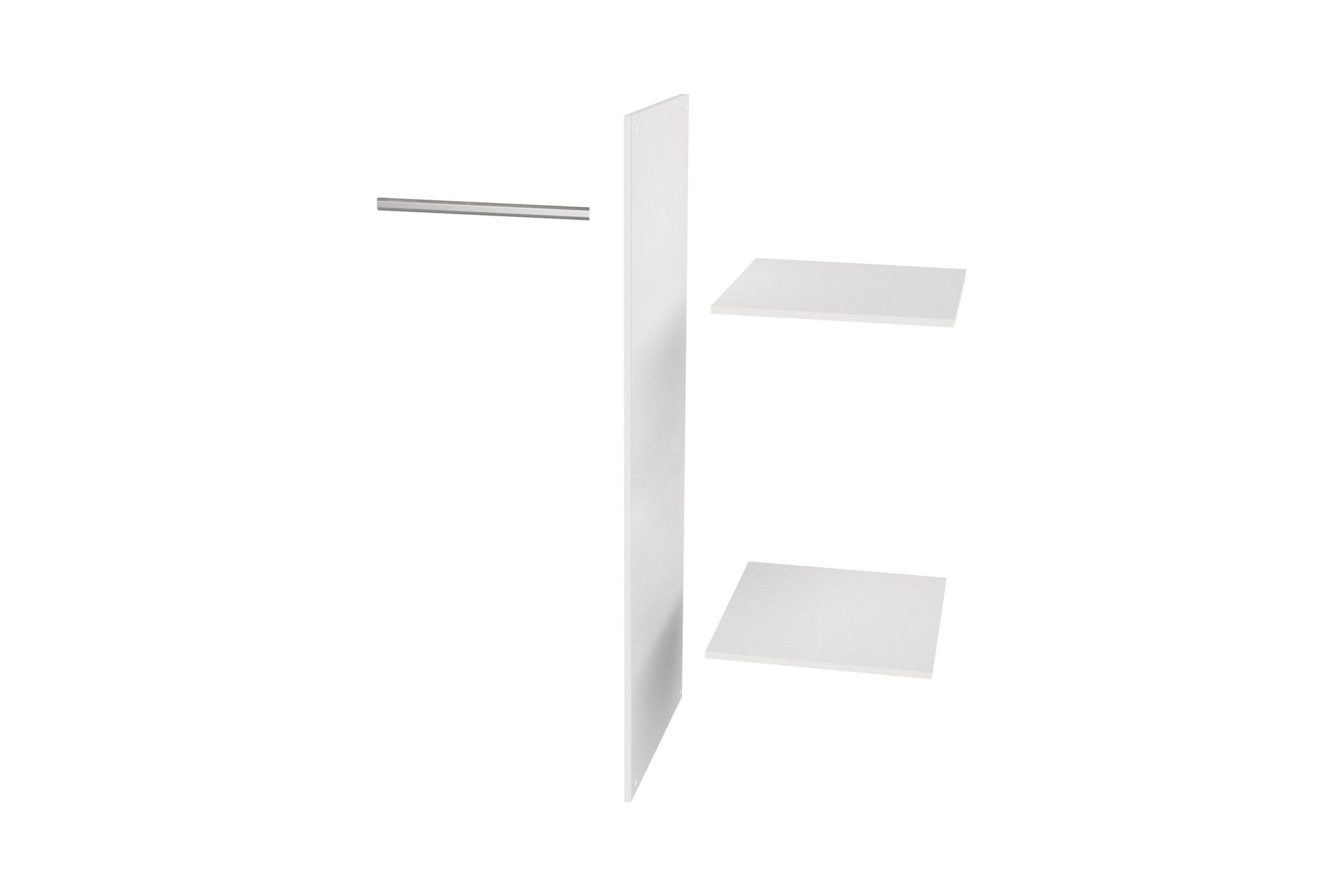 varius garderob 2 dörrar 2 lådor - vit