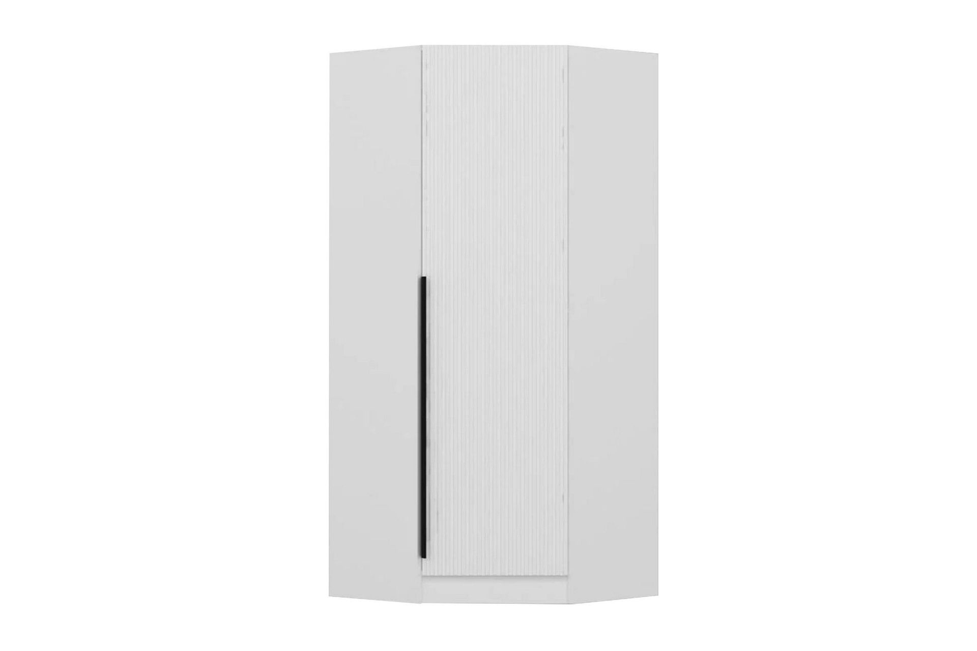 fruitland hörngarderob 74 cm - vit