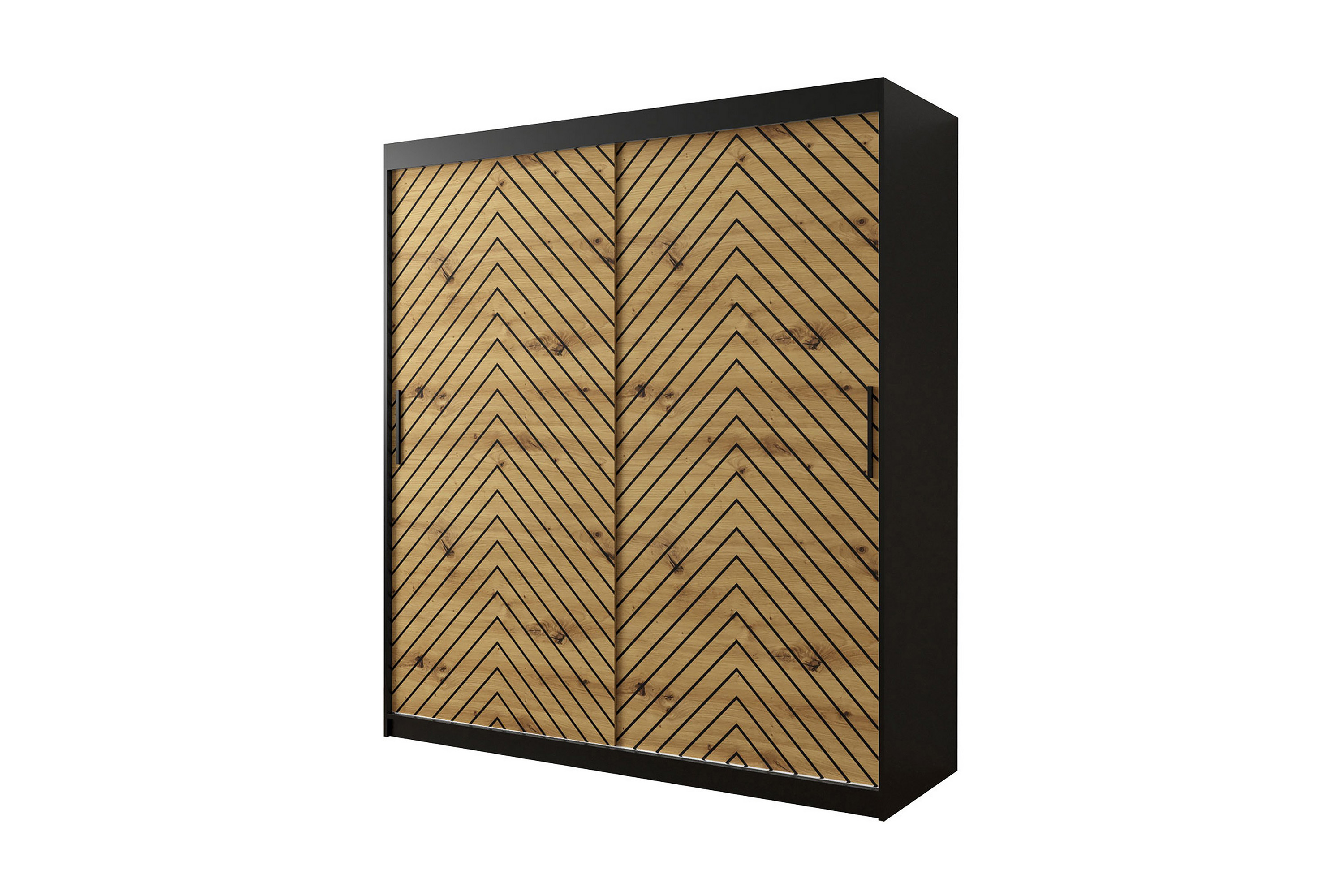 garderob 180 - svartnatur