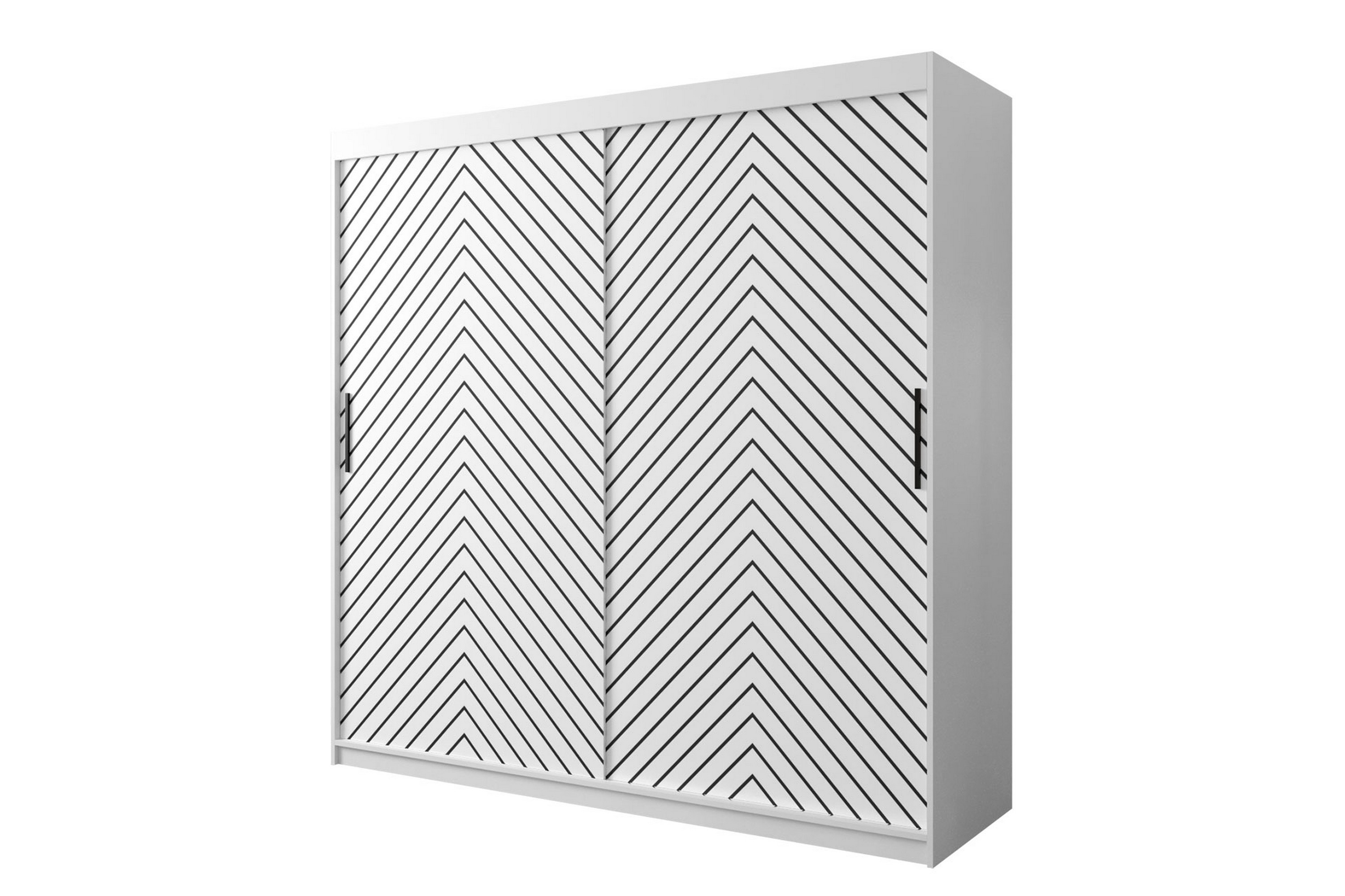 garderob 200 - vitsvart