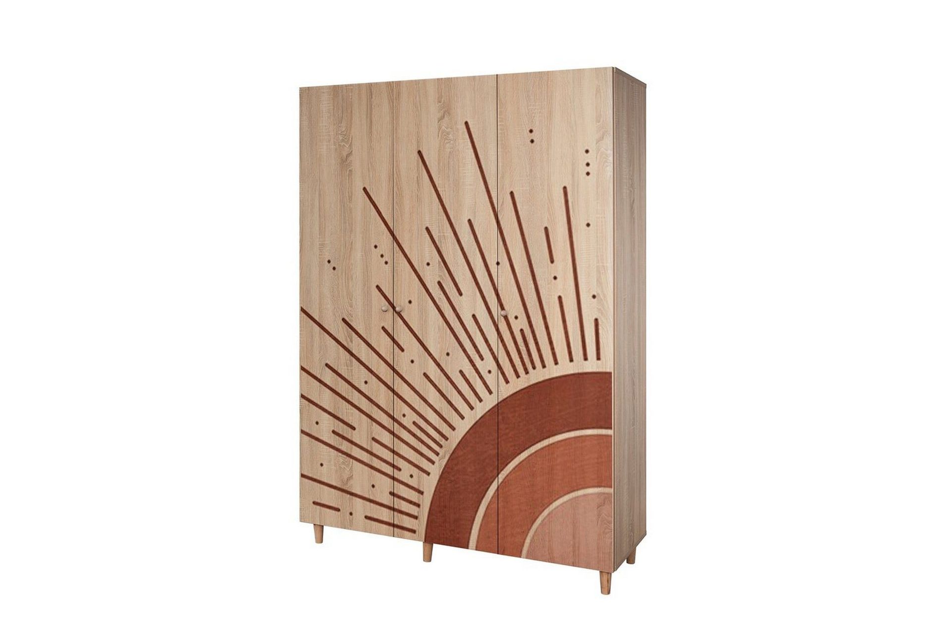 gladfield garderobsskåp 135x192 cm -