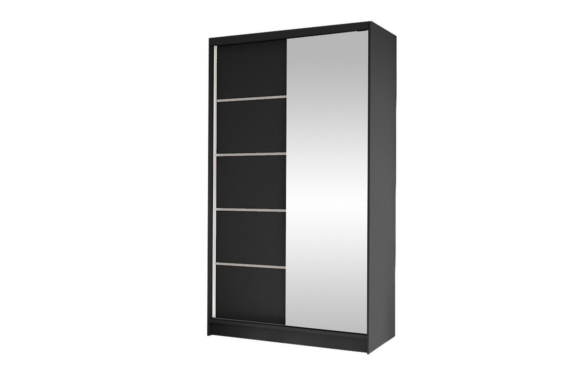 Glenmore Garderob m. Spegel Black -