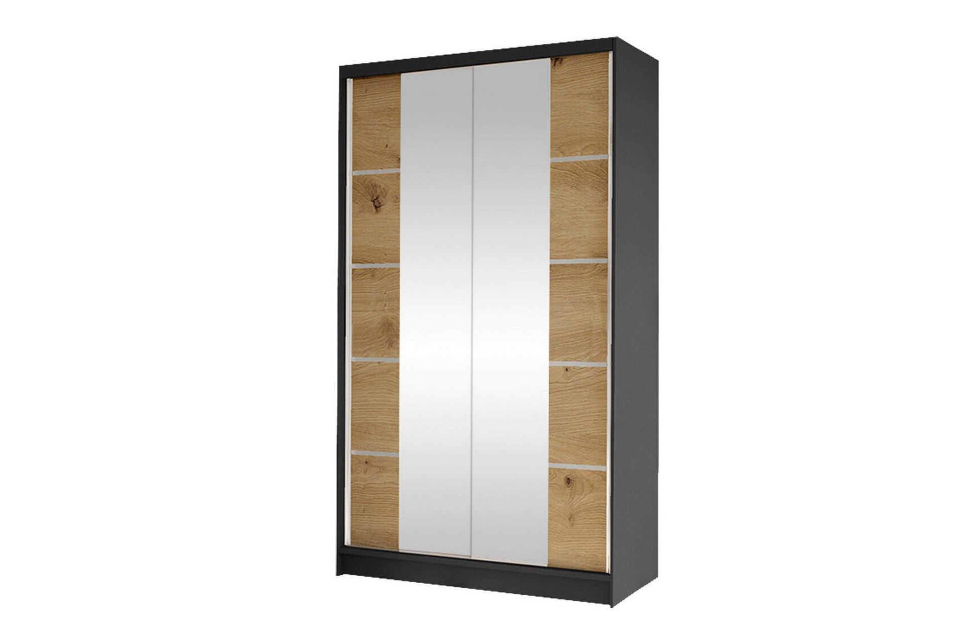 Glenmore Garderob m. Spegel Black -