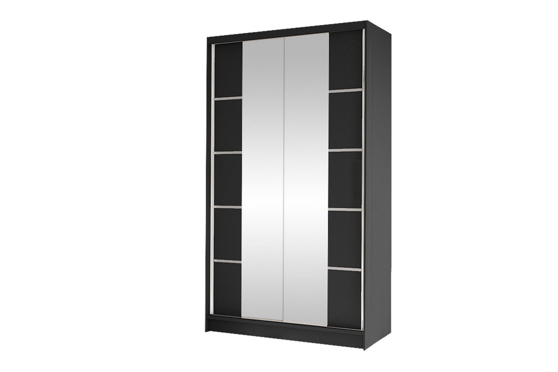 Glenmore Garderob m. Spegel NO_BRAND Black -