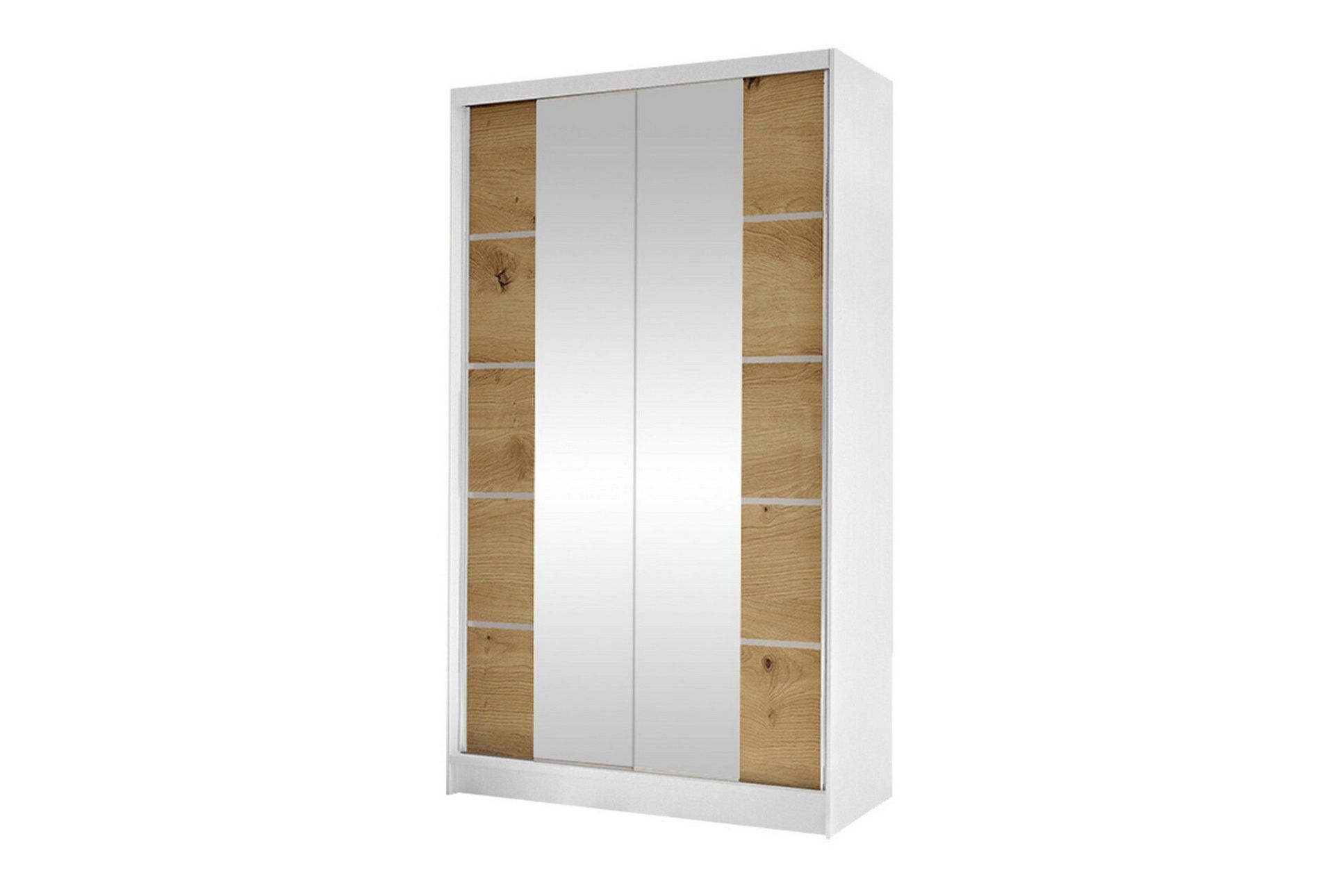 Glenmore Garderob m. Spegel NO_BRAND White -