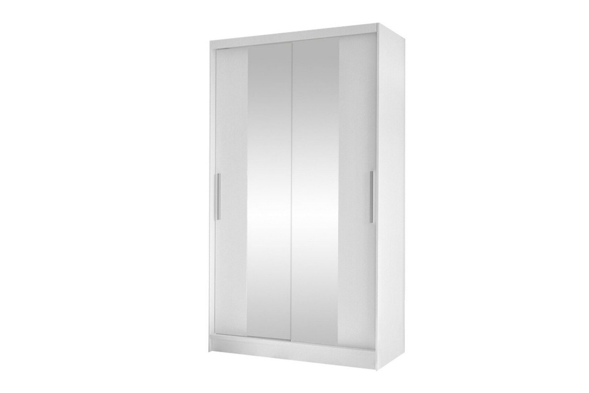 Glenmore Garderob m. Spegel NO_BRAND White -