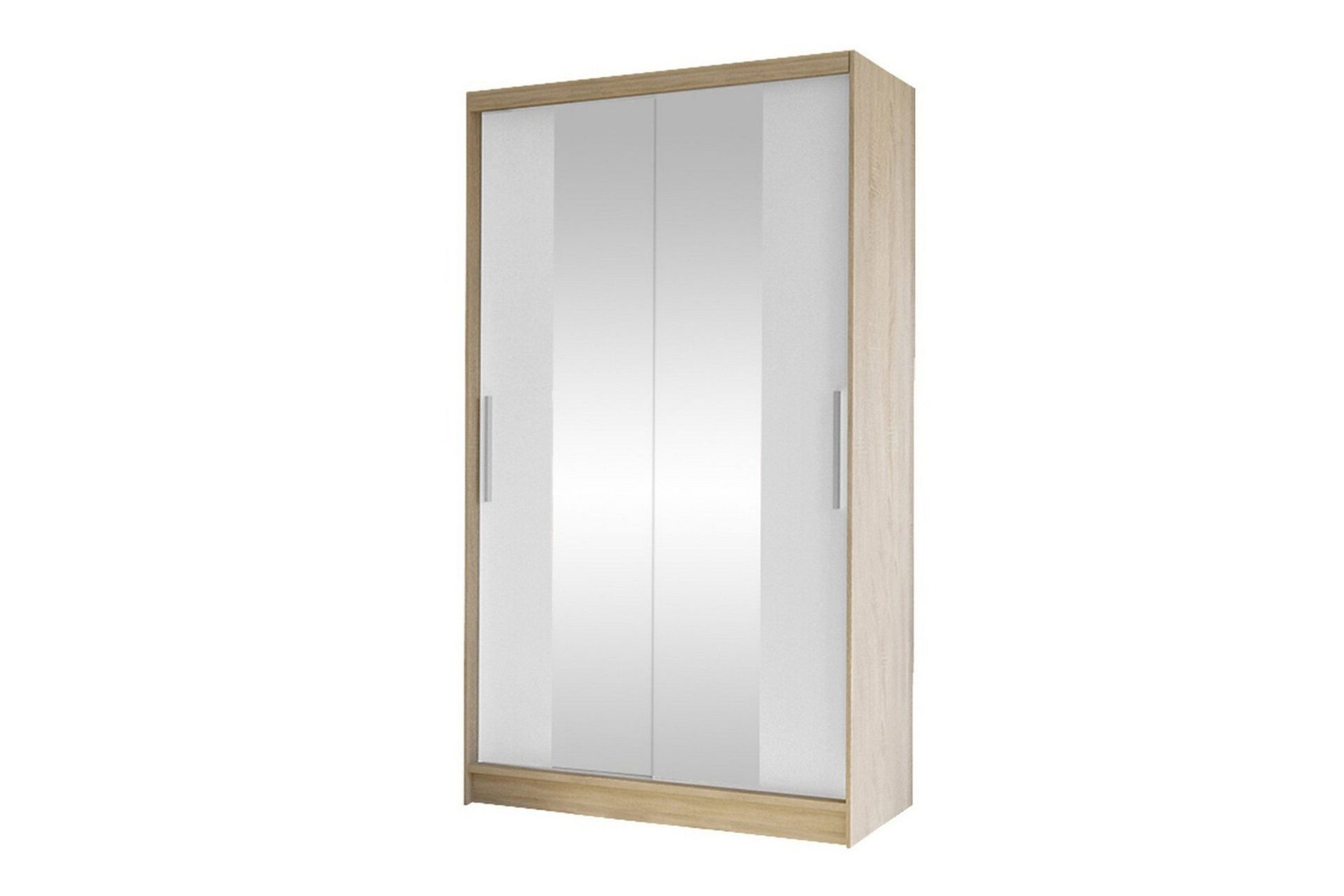 Glenmore Garderob m. Spegel NO_BRAND White -