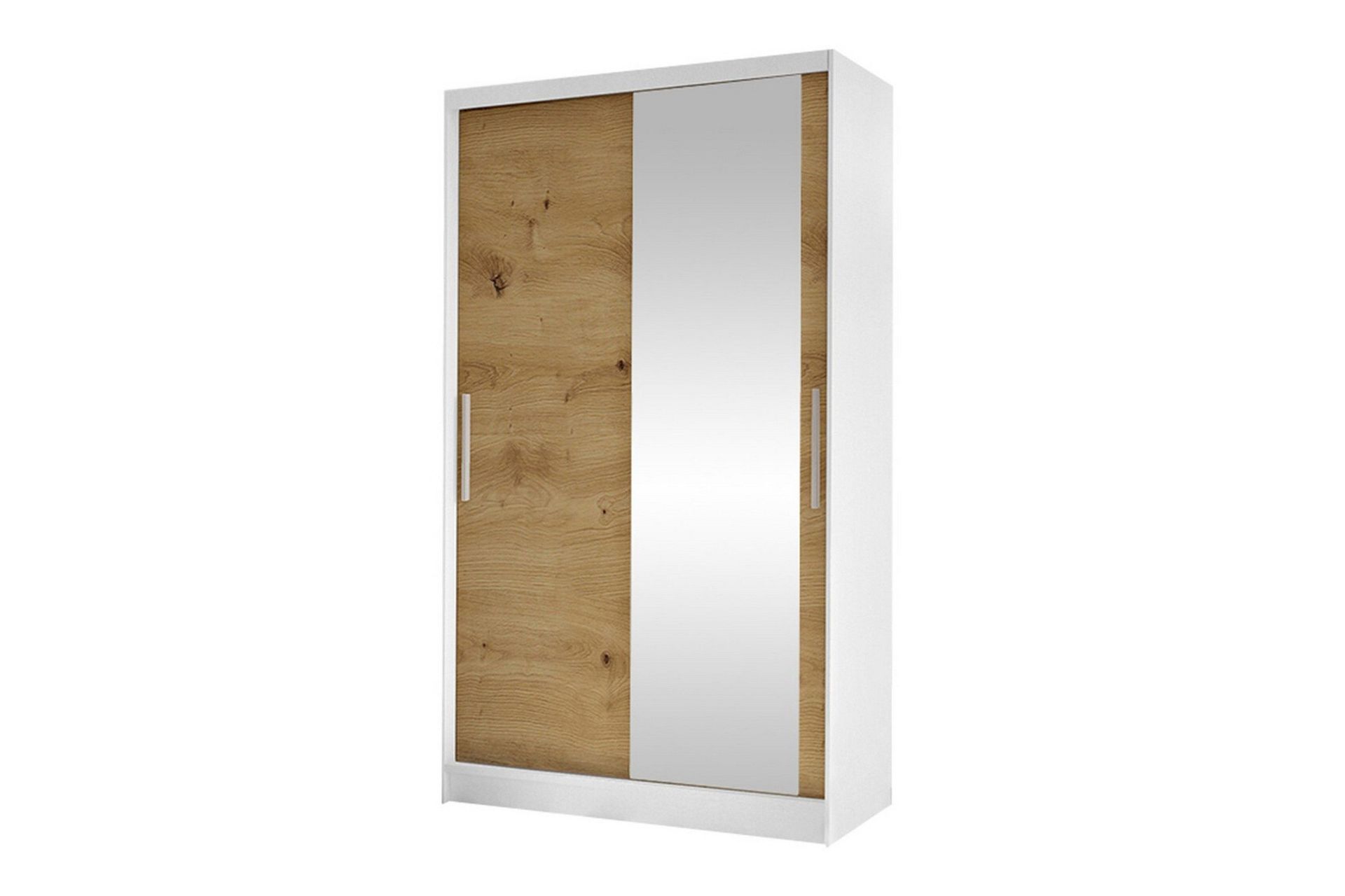 Glenmore Garderob m. Spegel NO_BRAND White -