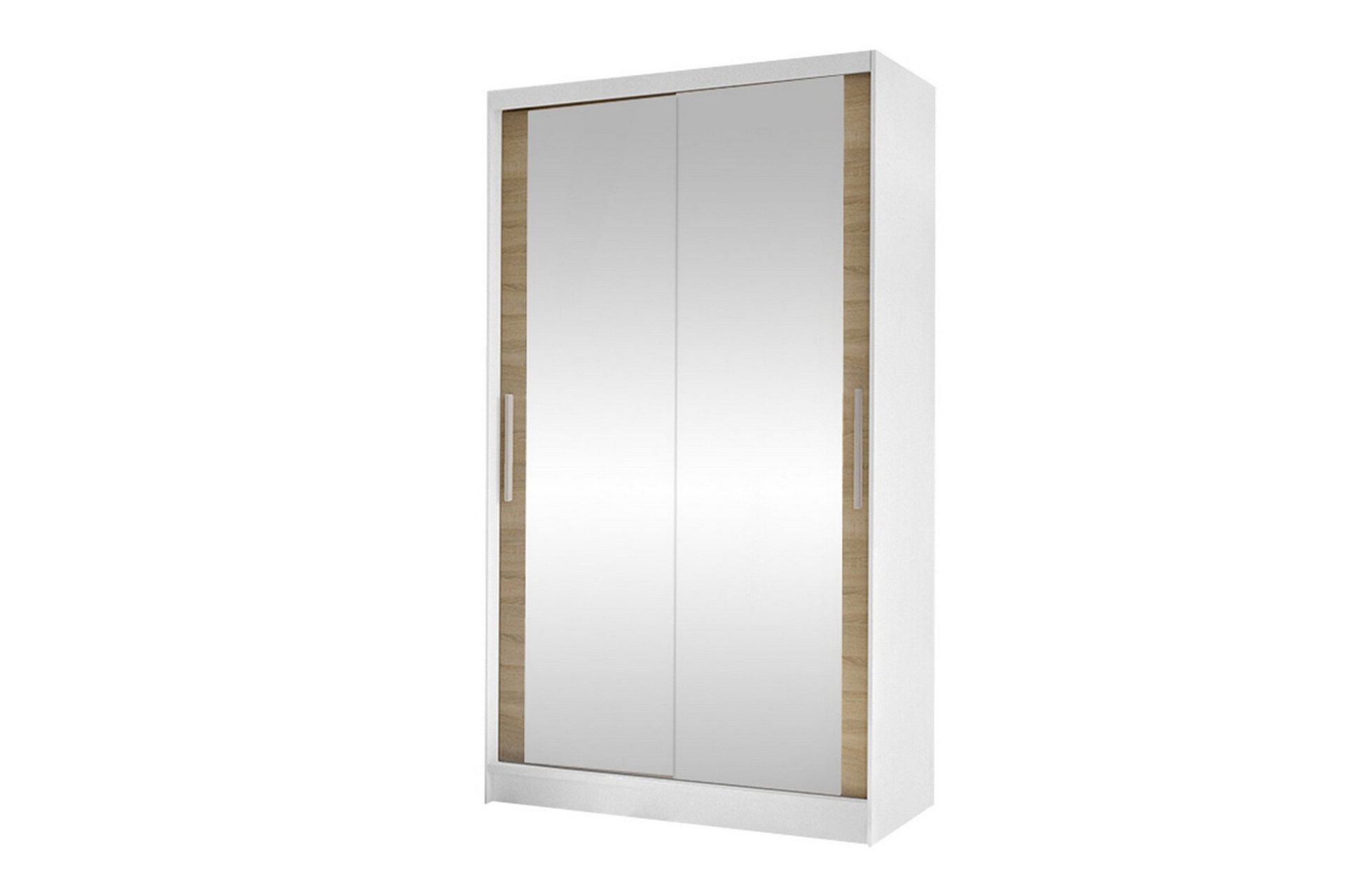Glenmore Garderob m. Spegel NO_BRAND White -