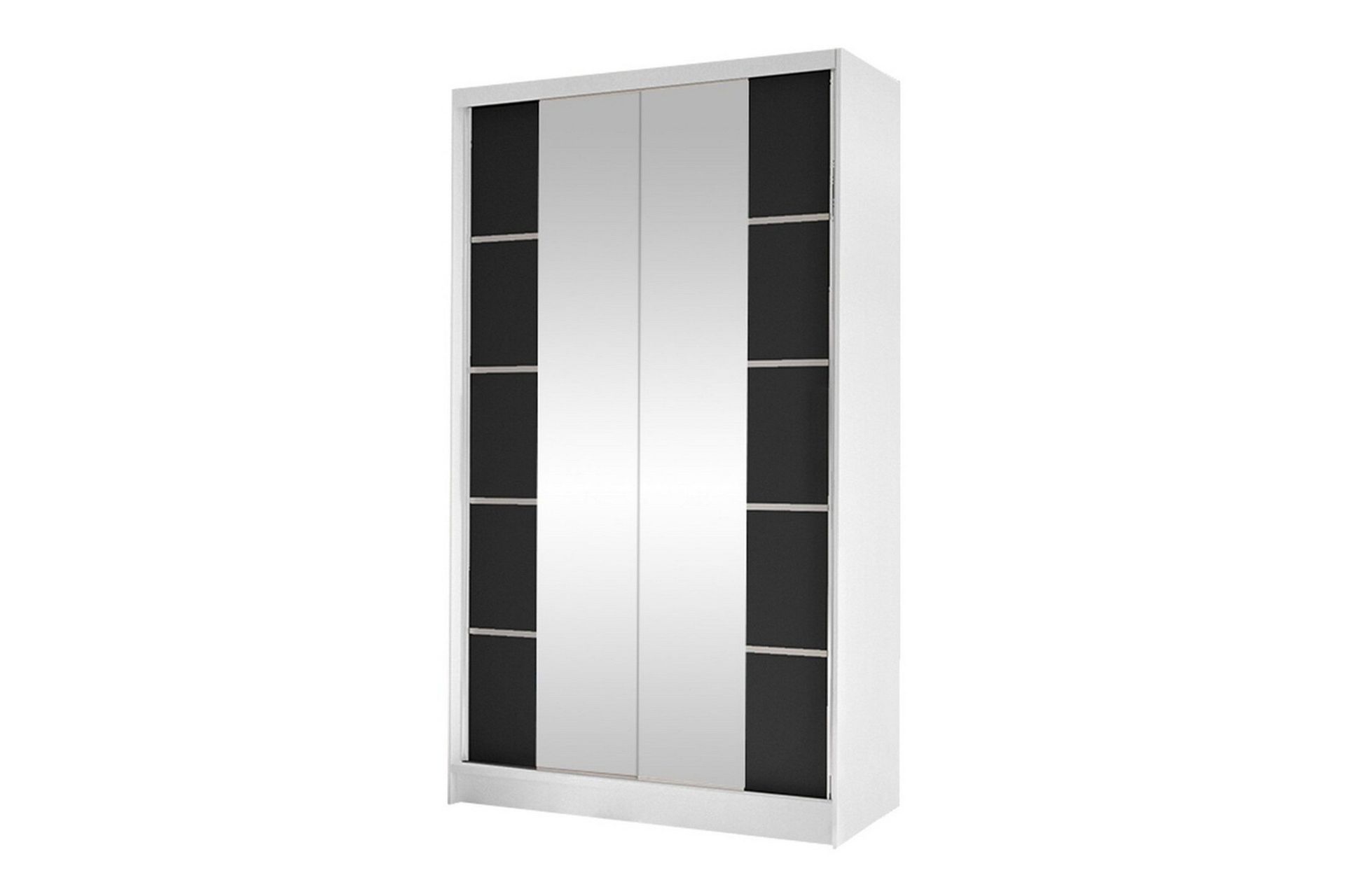 Glenmore Garderob m. Spegel NO_BRAND White -