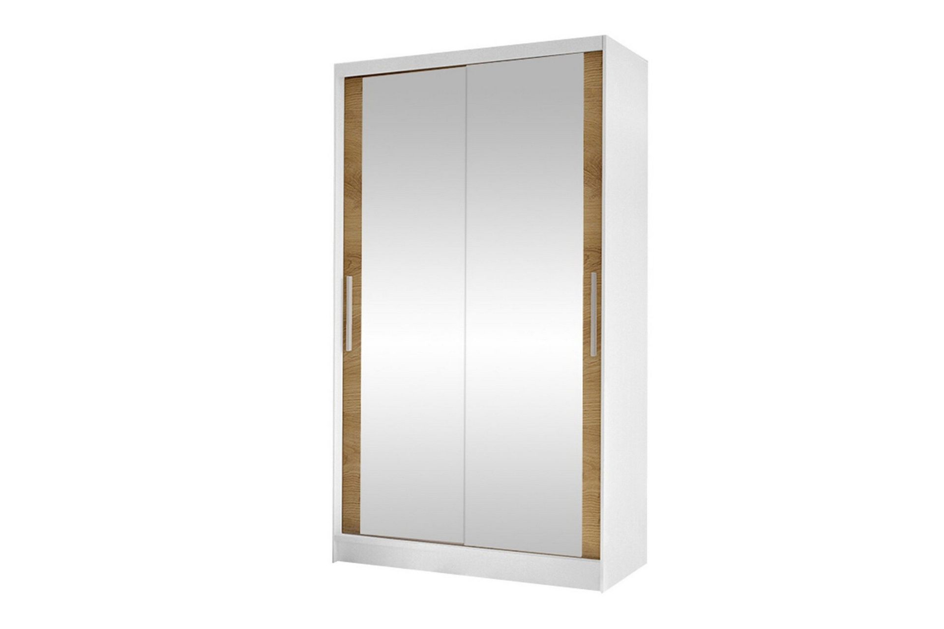 Glenmore Garderob m. Spegel NO_BRAND White -