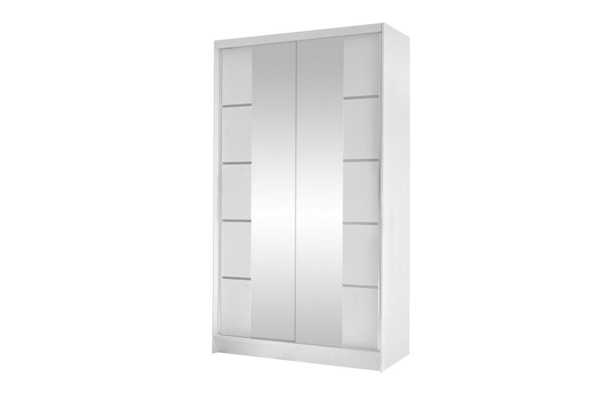 Glenmore Garderob m. Spegel NO_BRAND White -