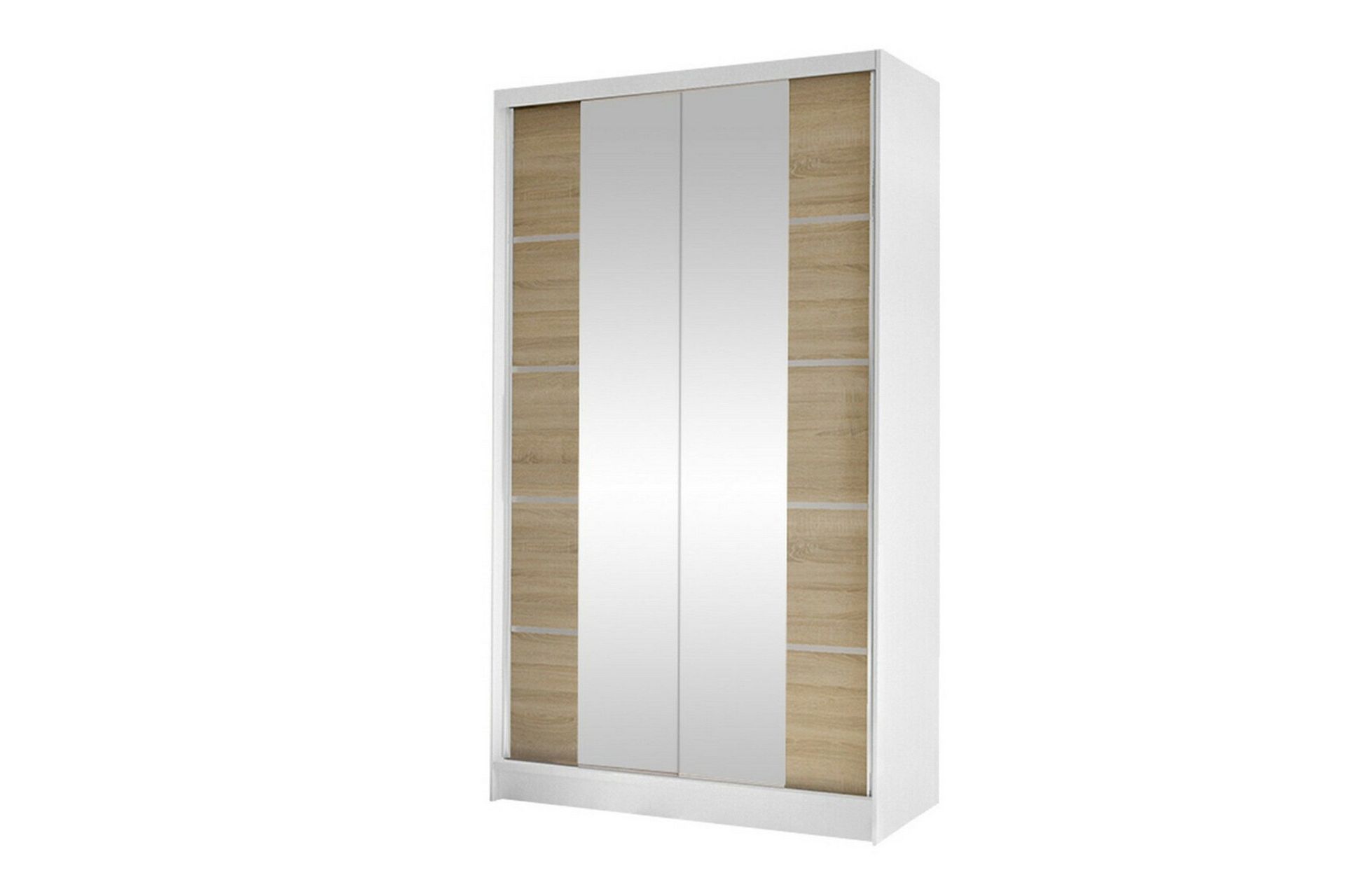 Glenmore Garderob m. Spegel White -