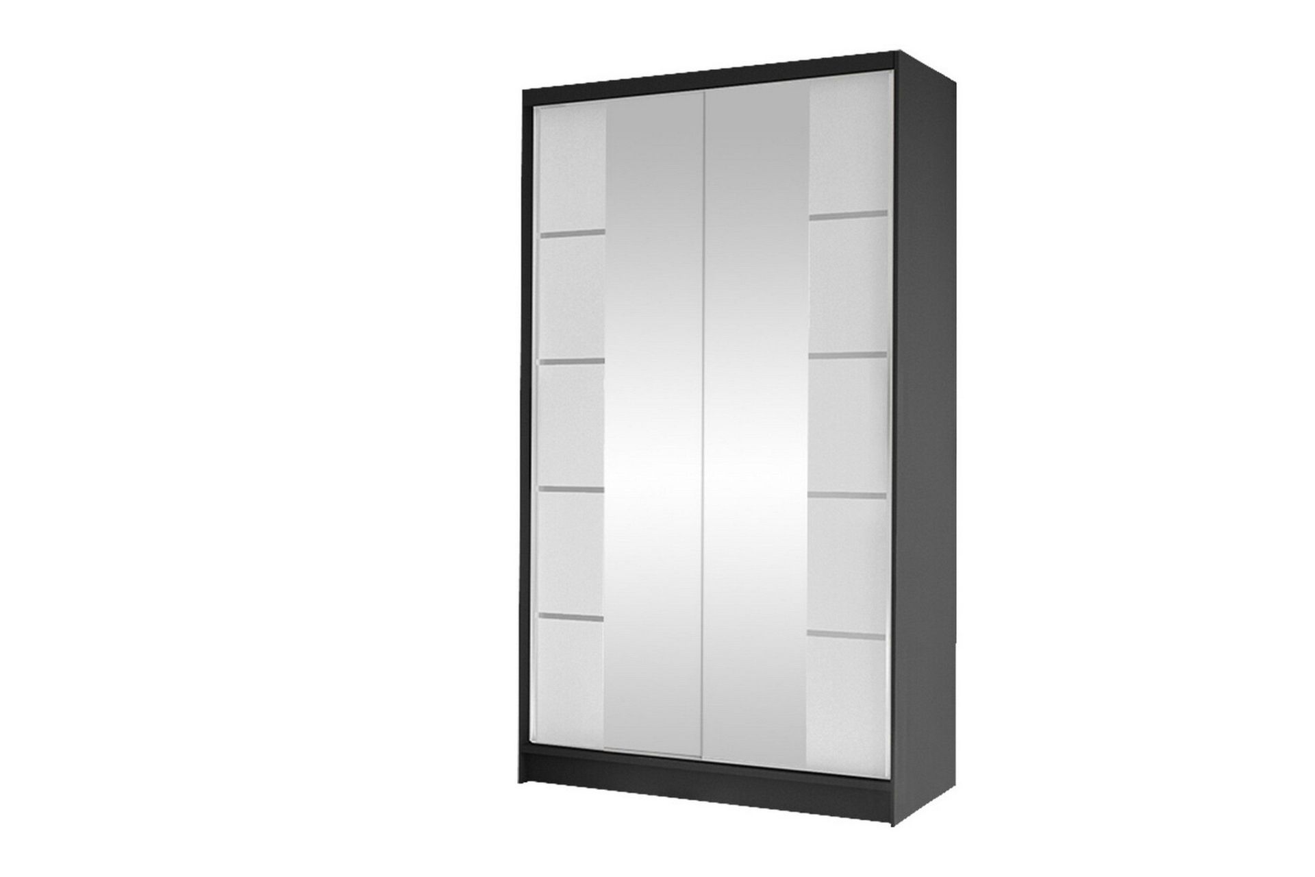 glenmore garderob m. spegel white -