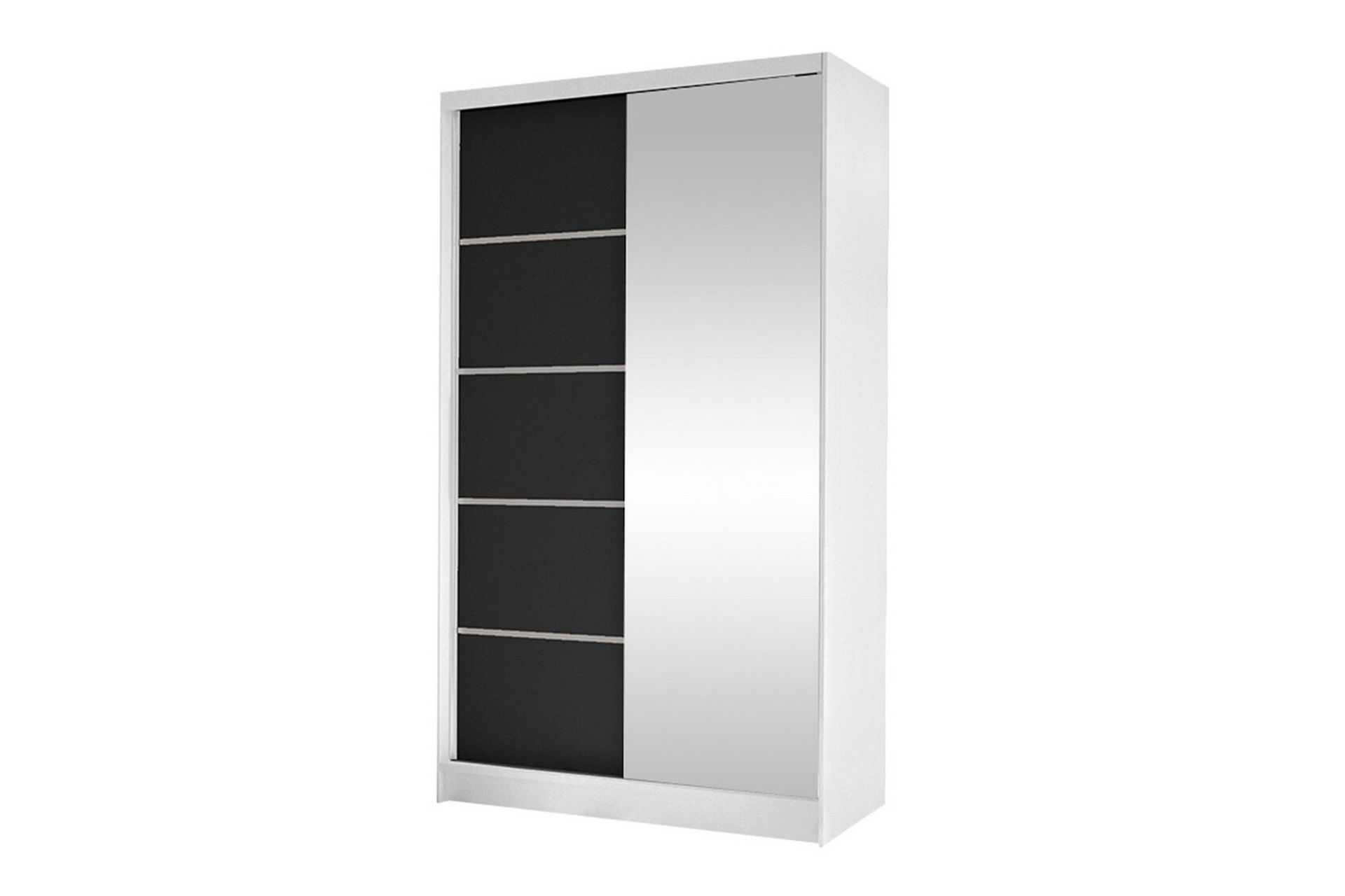 Glenmore Garderob m. Spegel White -