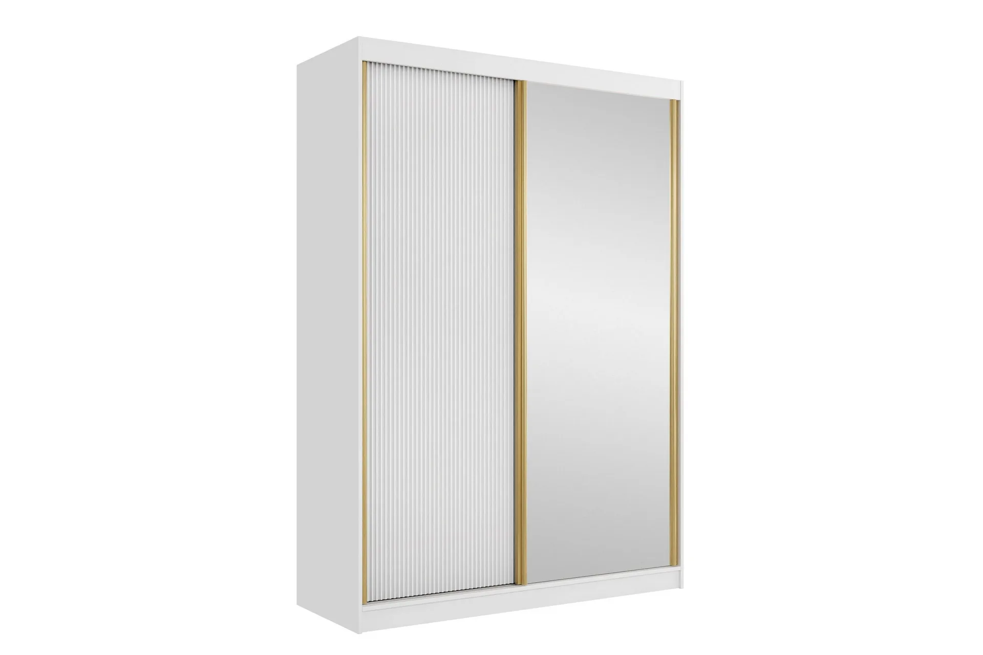 gudelia garderob 151x216 cm - vit