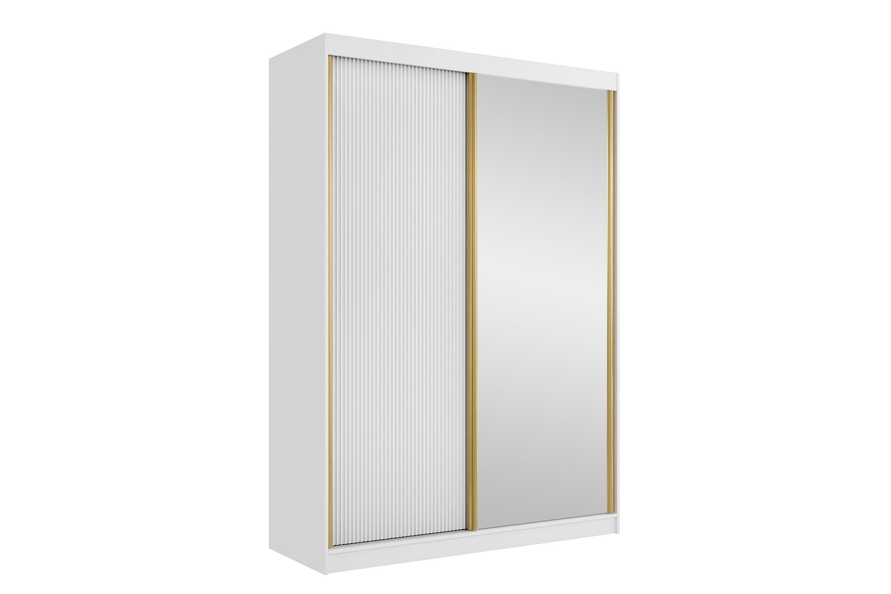 gudelia garderob 151x216 cm - vit