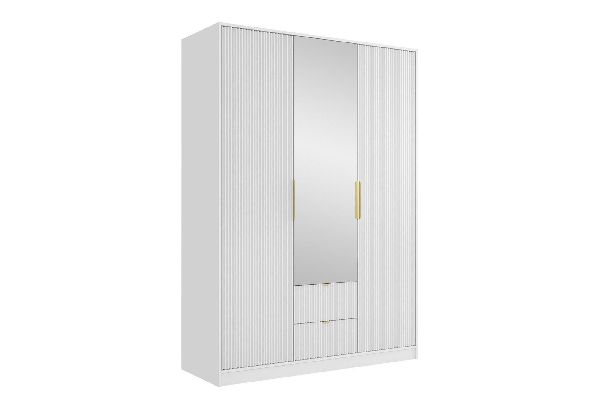 Gudelia Garderob 151x216 cm - Vit