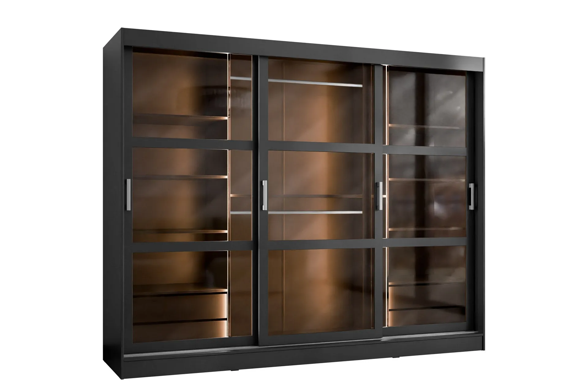 Harvans Garderob 250x203 cm - Svart