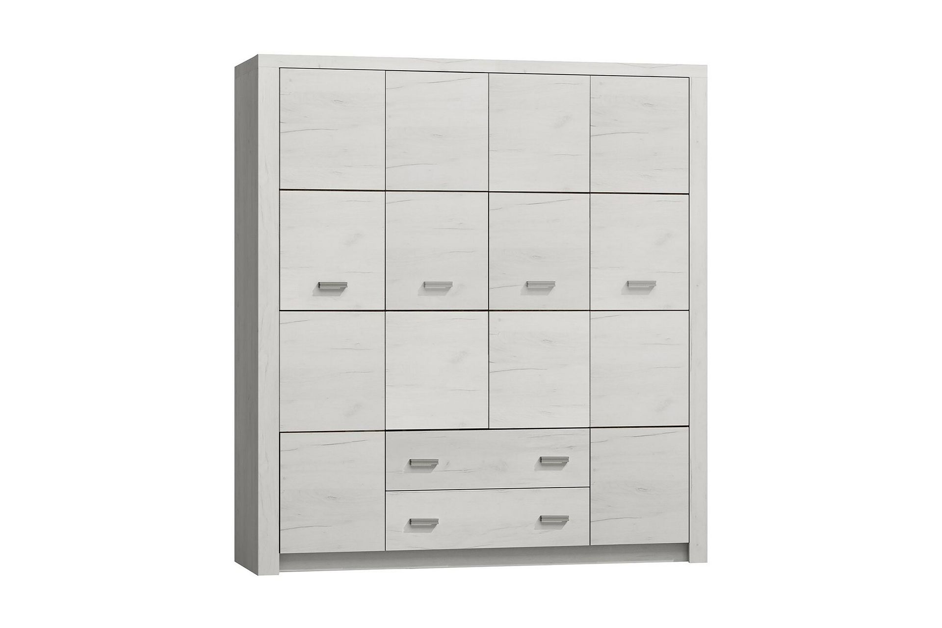 Indianapolis Garderob 178x58x214 cm - Vit