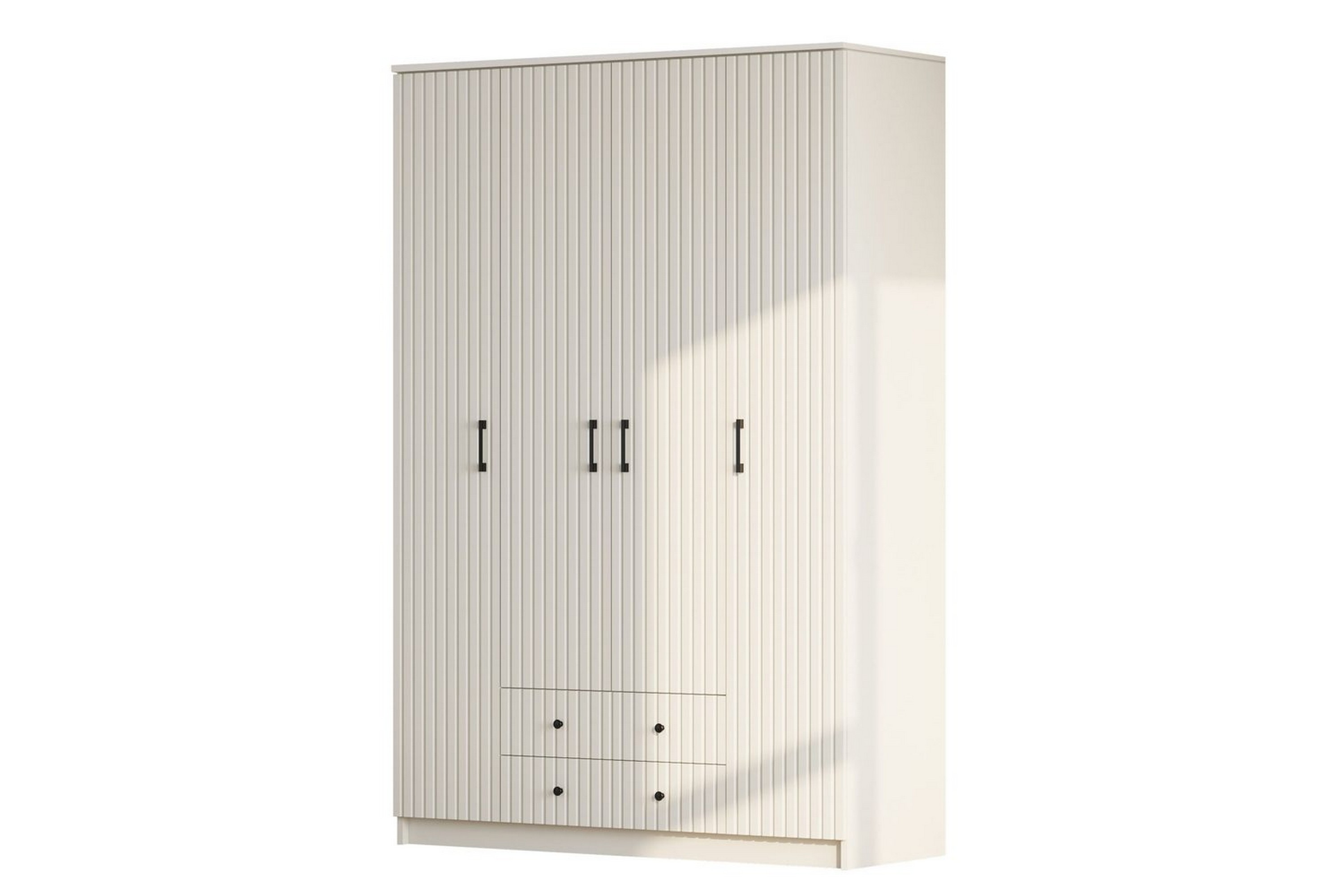 ivon garderob 140x210 cm - matt vit