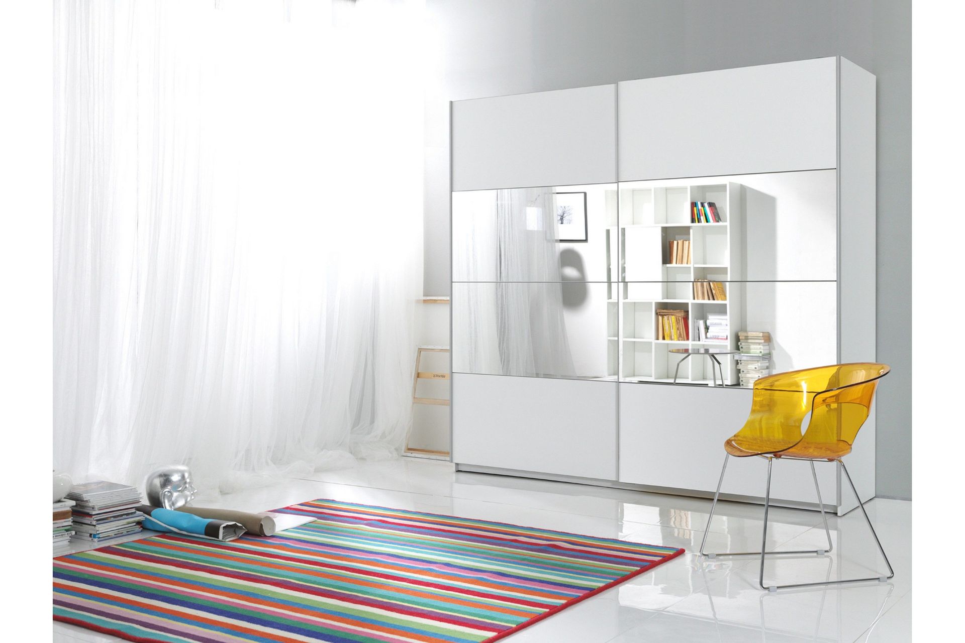 Joannie Garderob - Vit/Svart