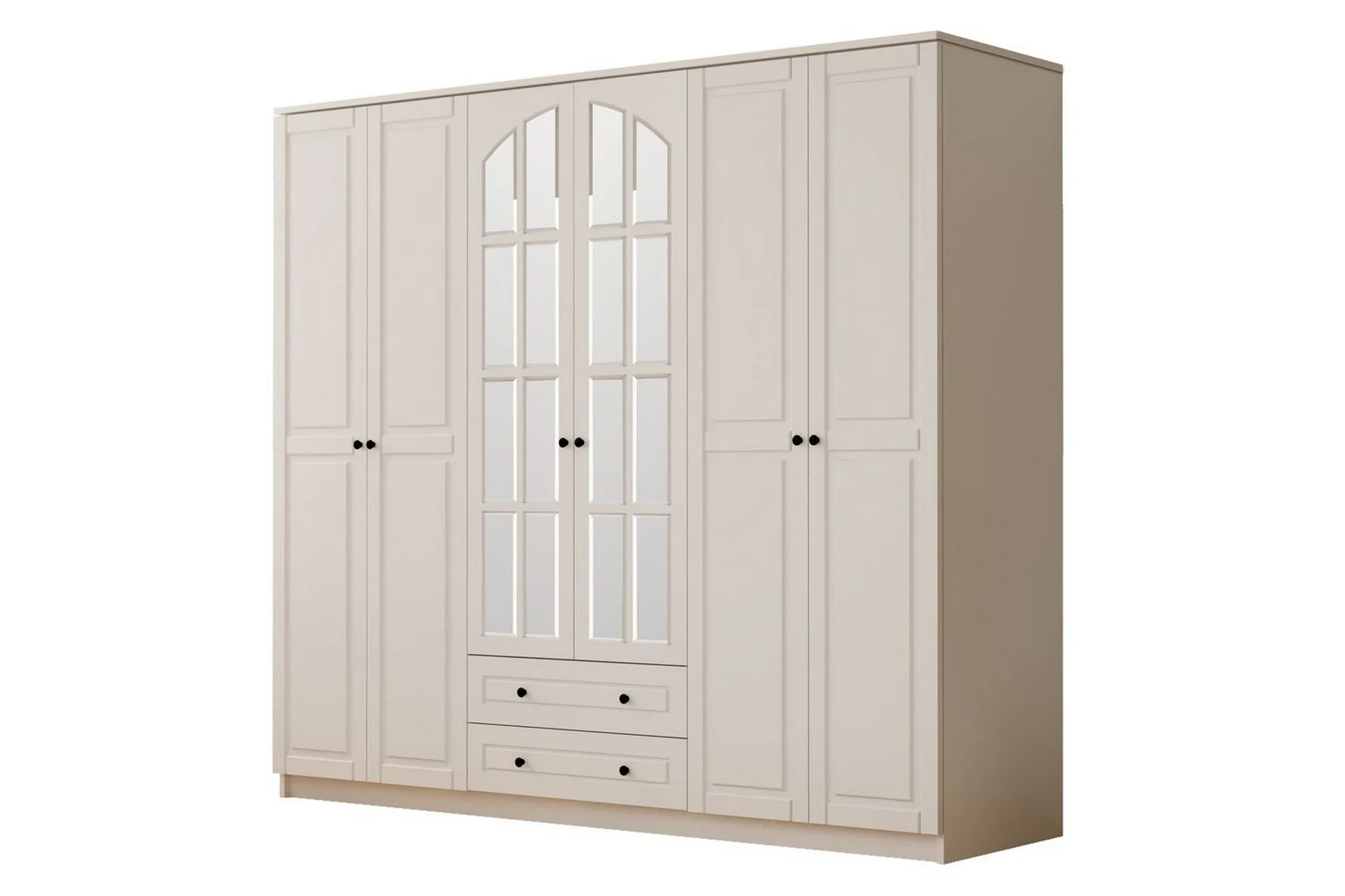 Jovric Garderob 210x210 cm - Matt Vit