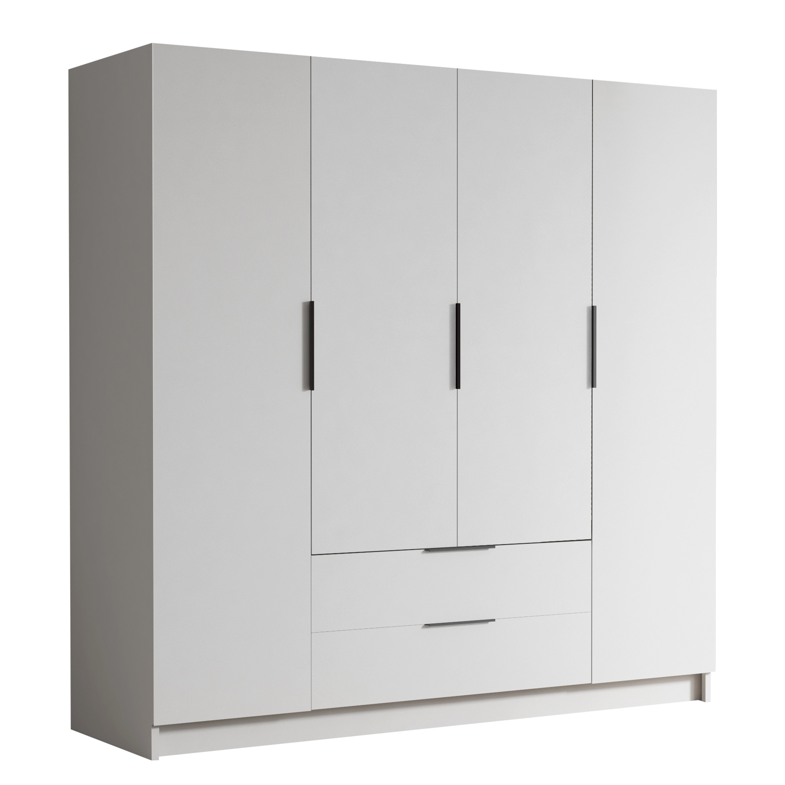 kelros garderob 200x216 cm - vit