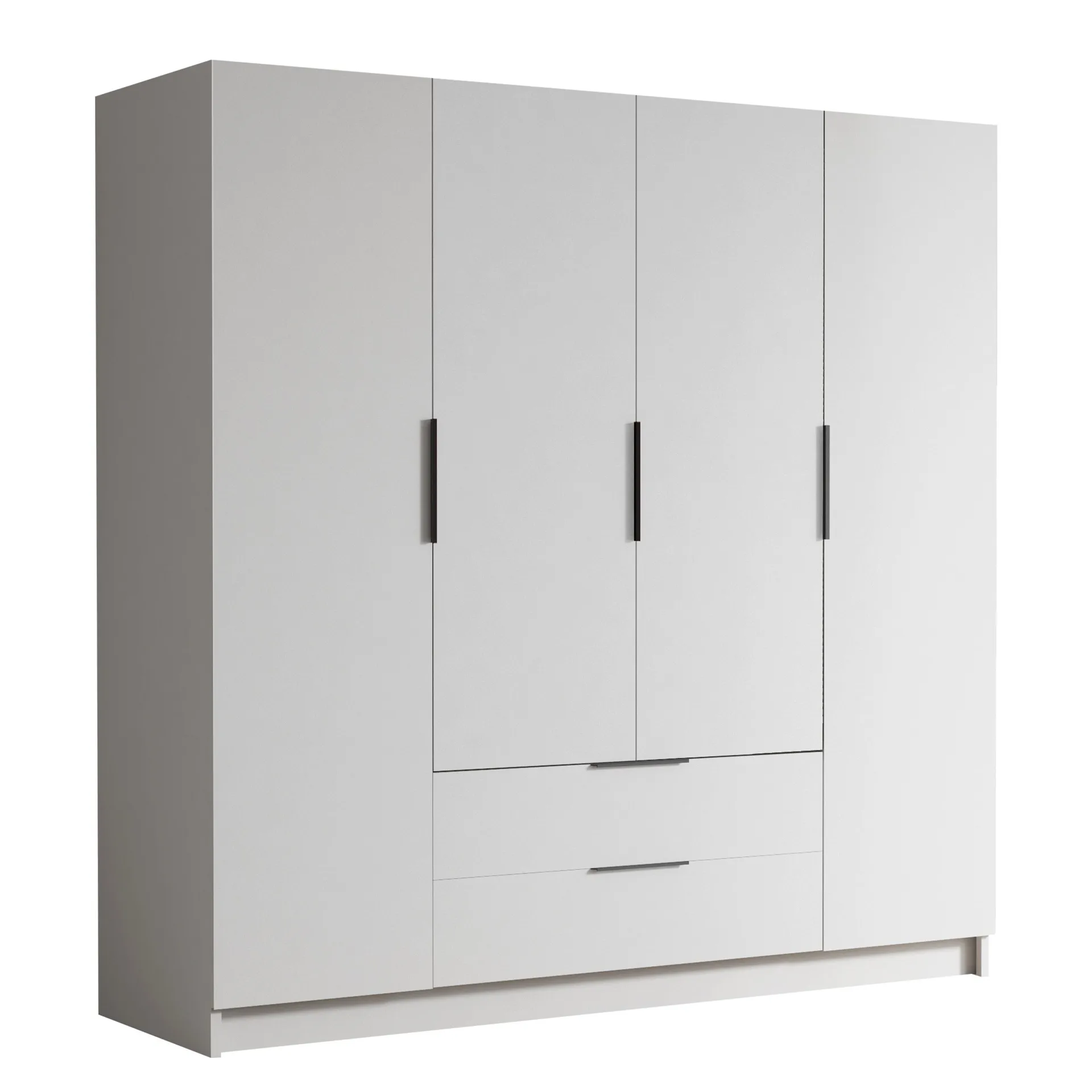 Kelros Garderob 200x216 cm - Vit