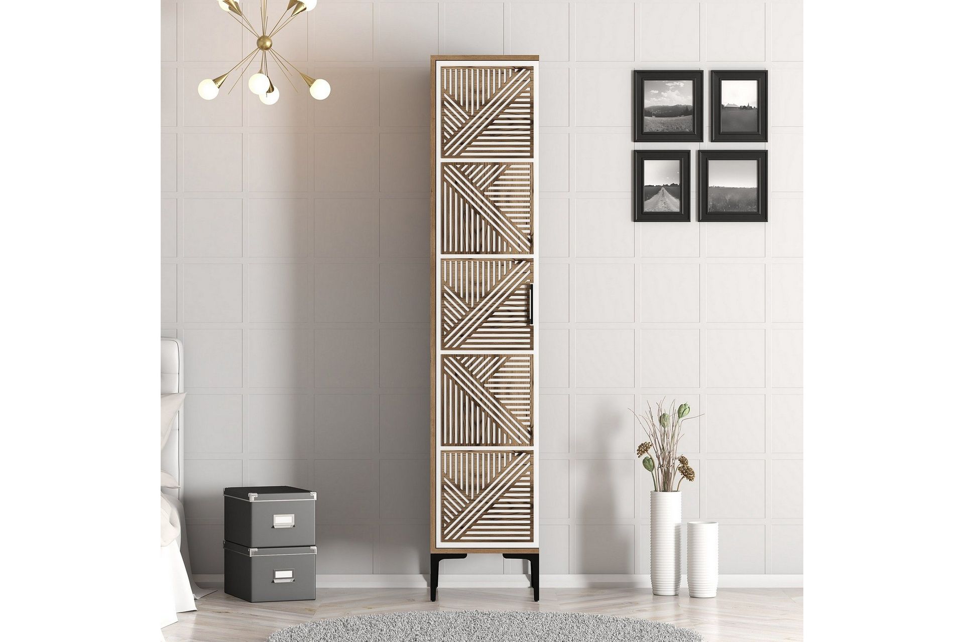 Kumsal Garderob 40 cm - Vit
