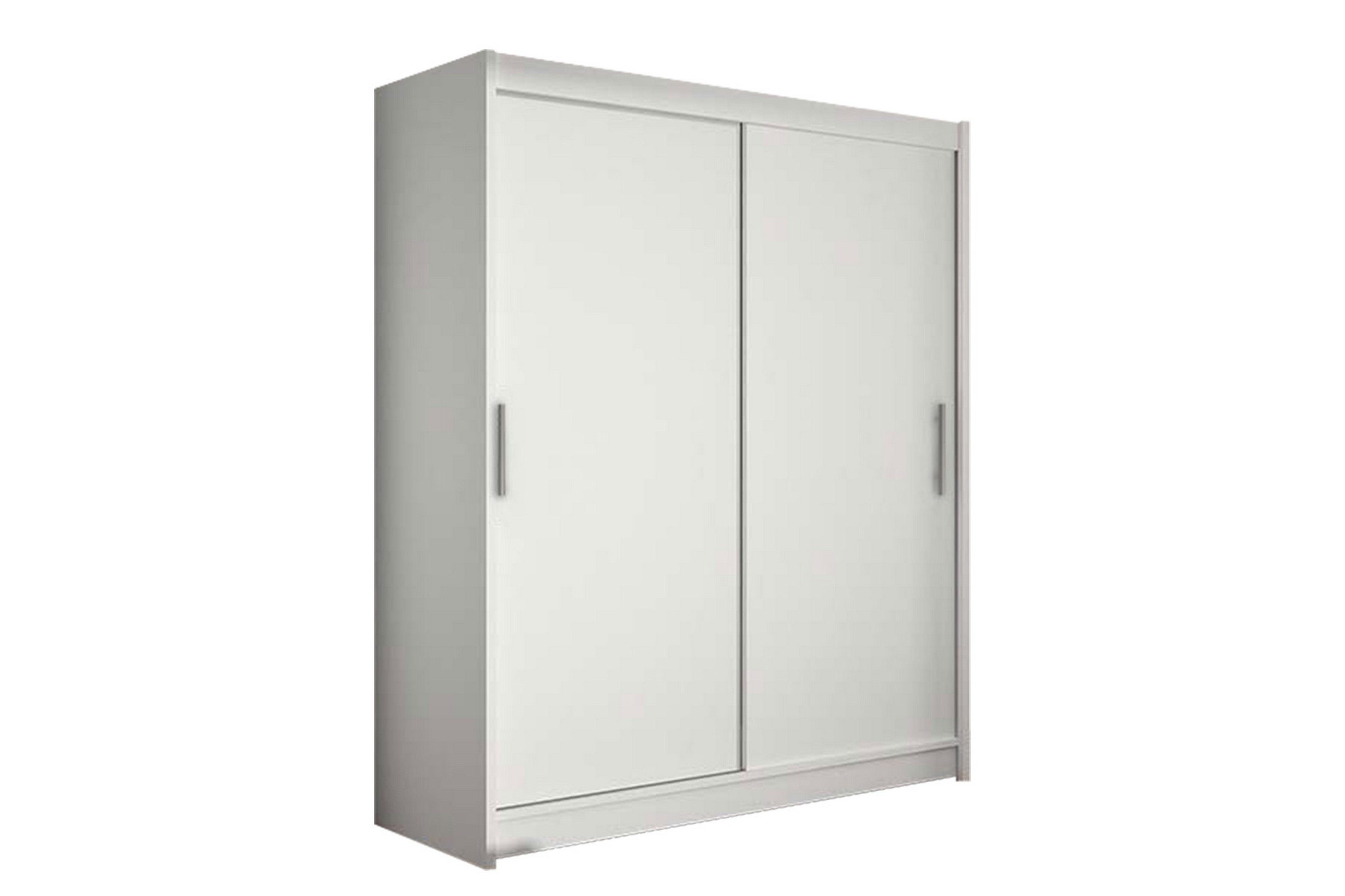 leila garderob 150 cm skjutdörrar - vit