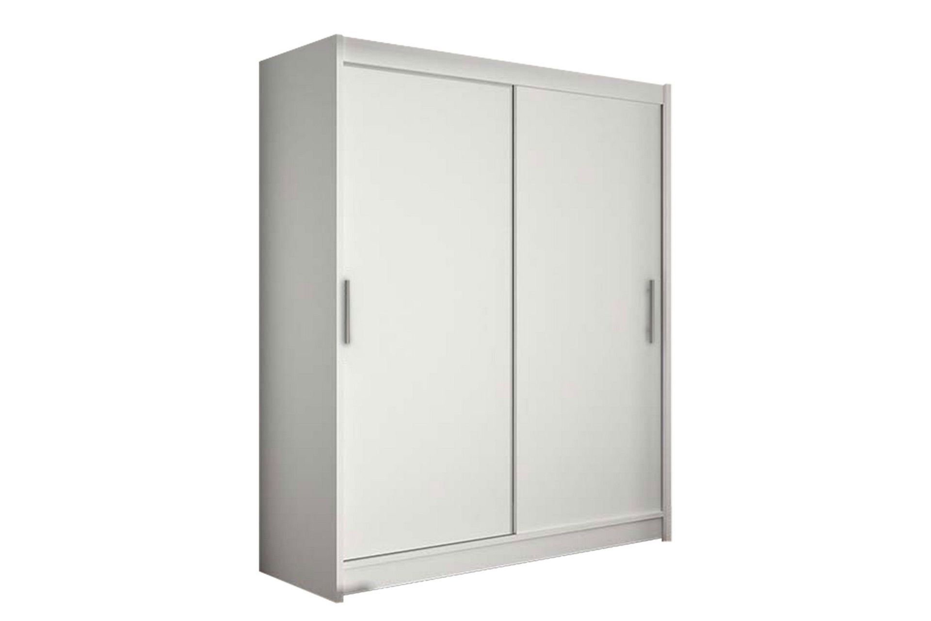 Leila Garderob 150 cm Skjutd&ouml;rrar - Vit