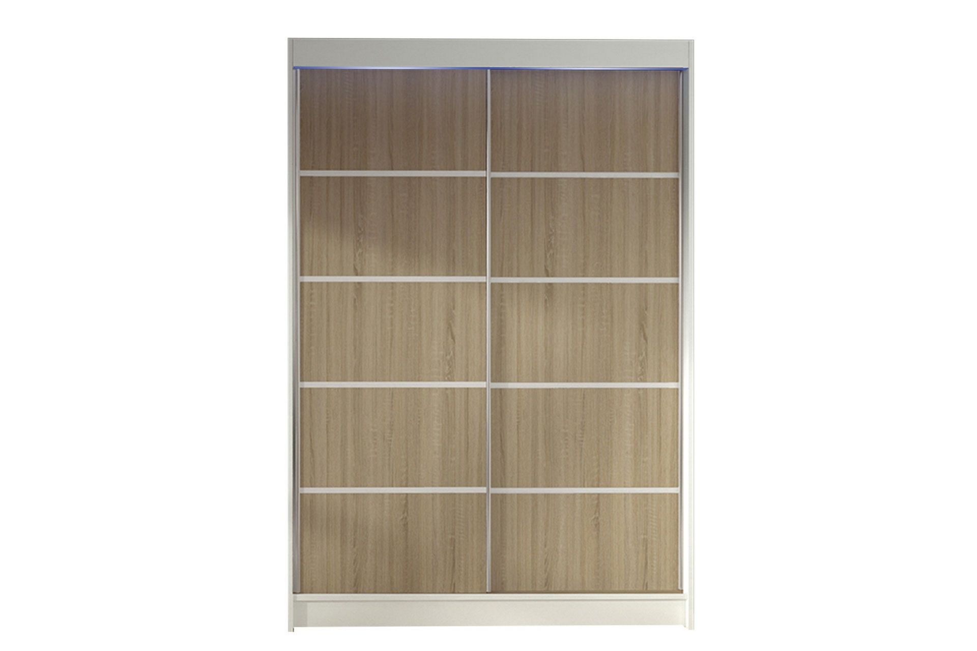 Liverpool Garderob 120x200 cm - Brun/Vit