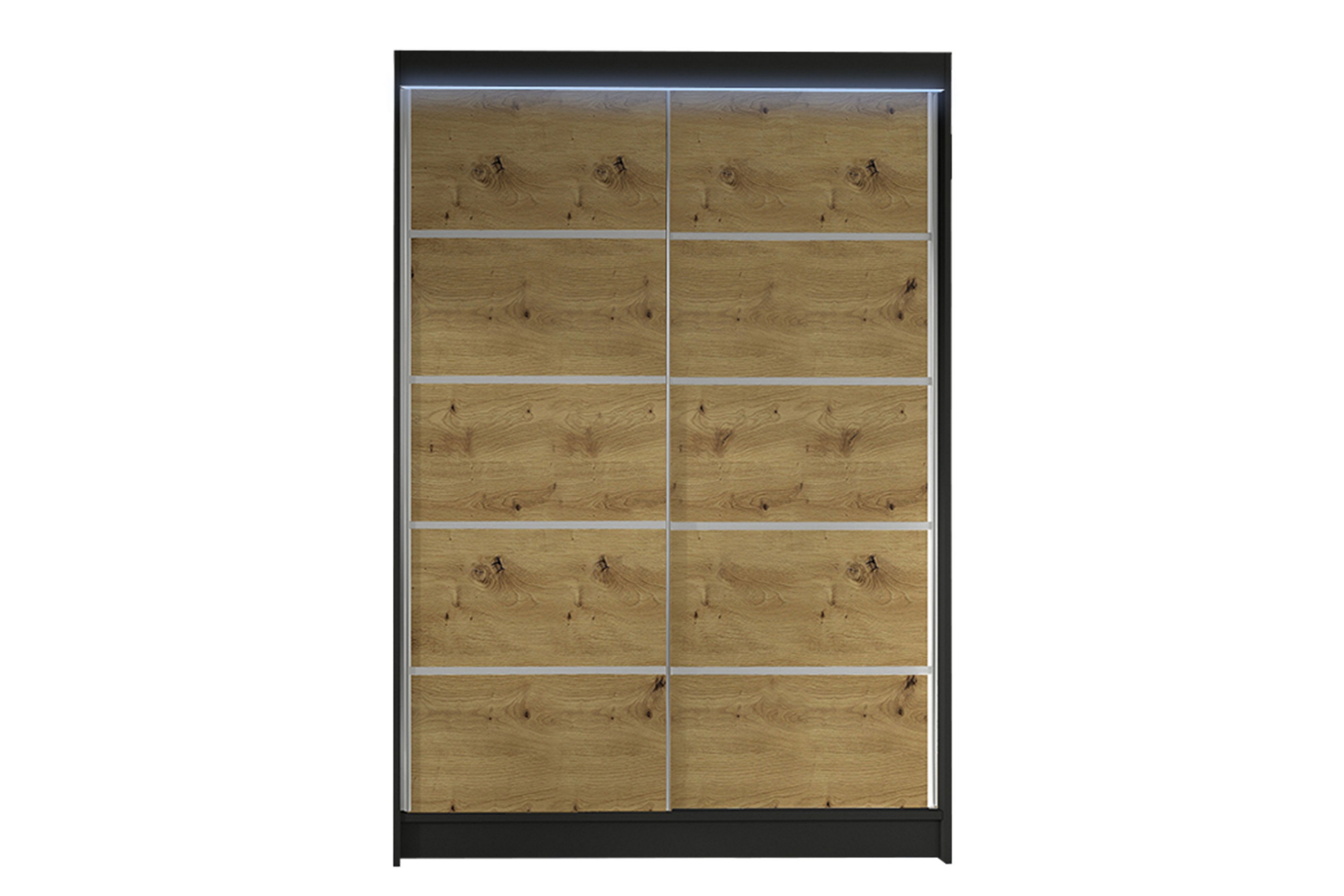 liverpool garderob 120x200 cm - grå