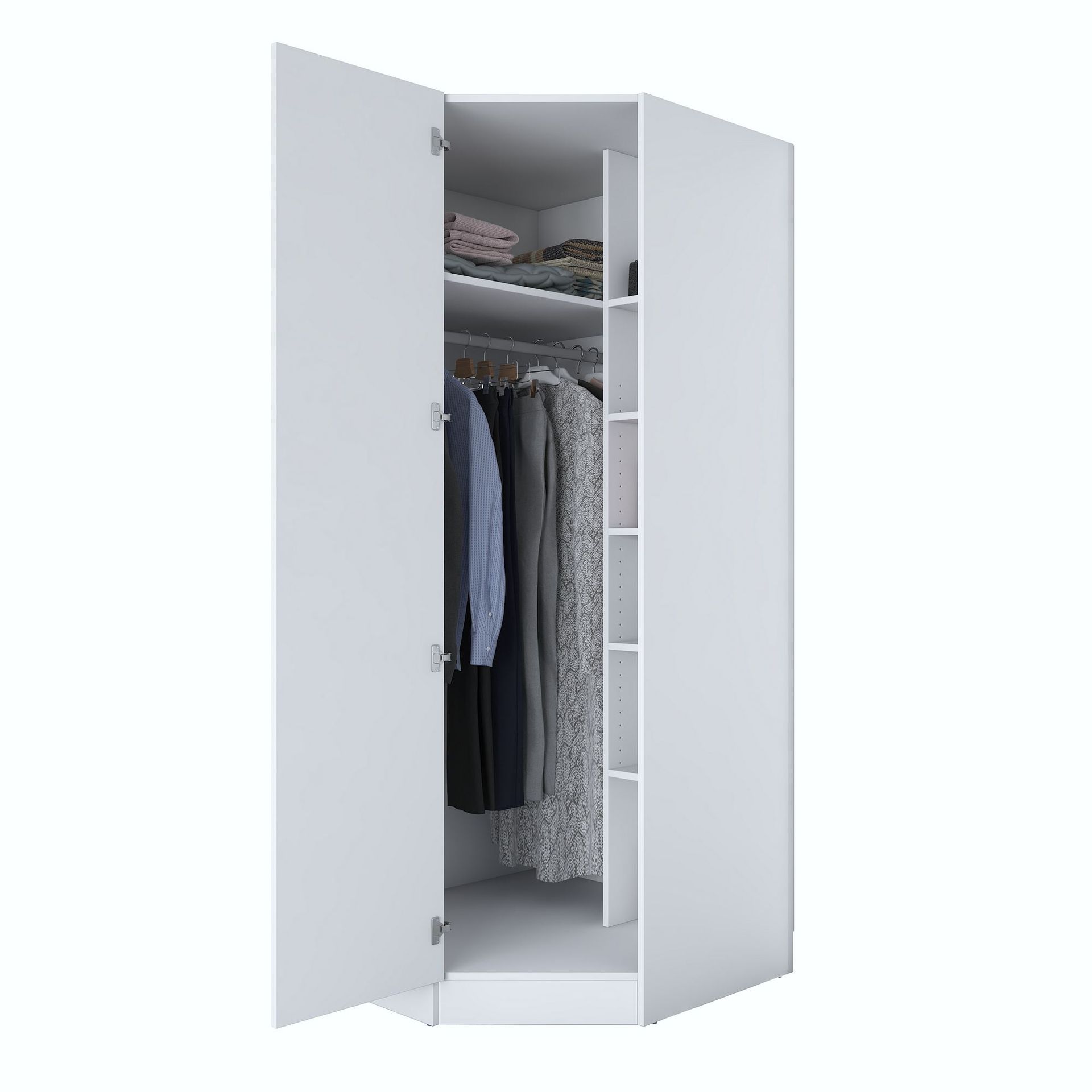 Matlerd Garderob 91x210x57,5 cm - Vit