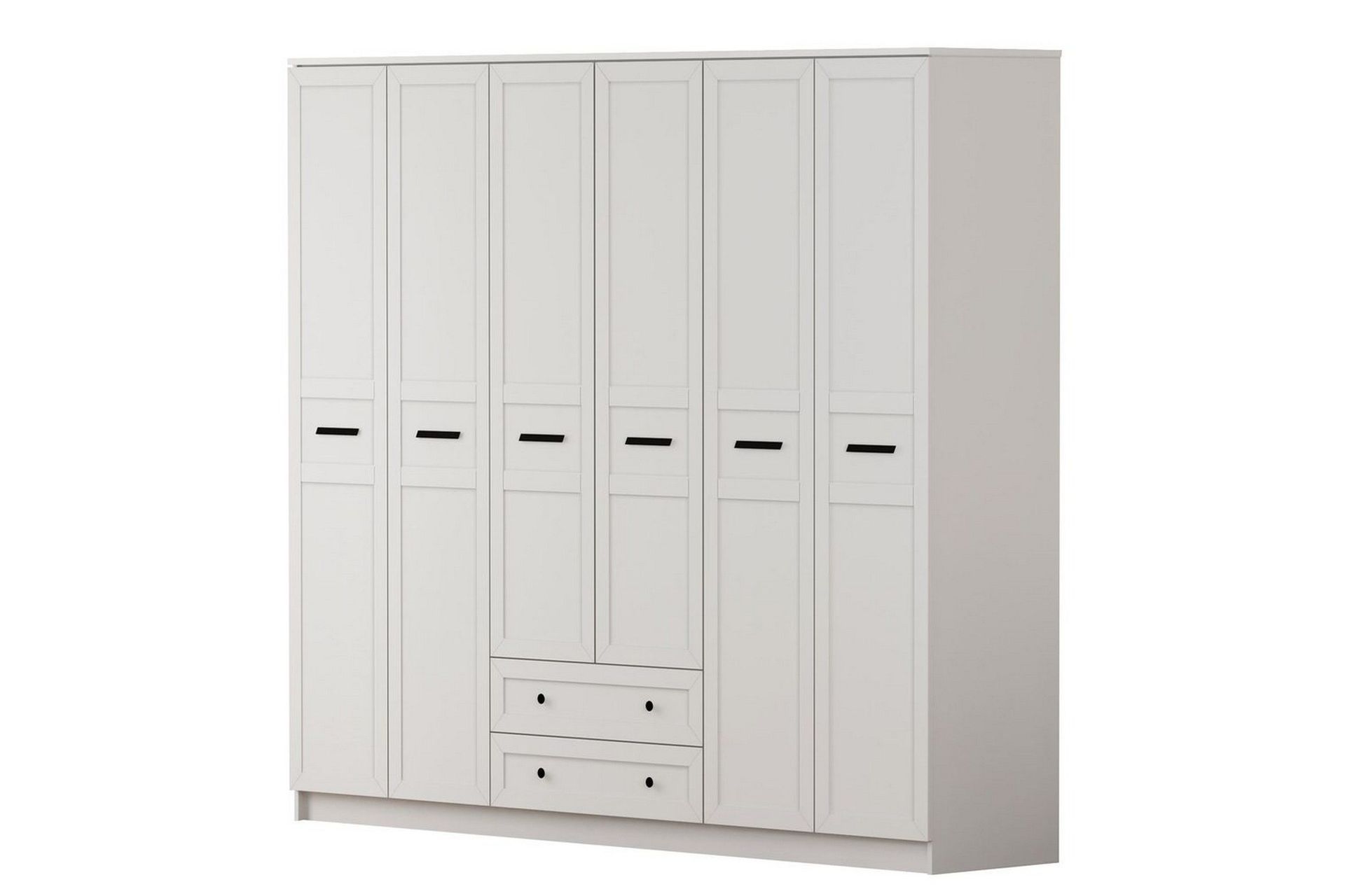 Meyra Garderob 210x184 cm - Vit