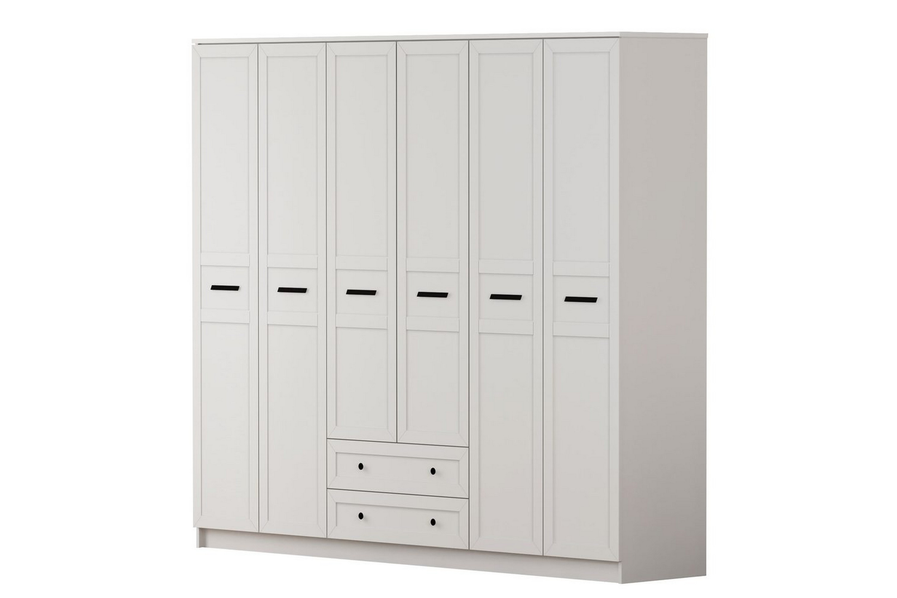 meyra garderob 210x210 cm - matt vit