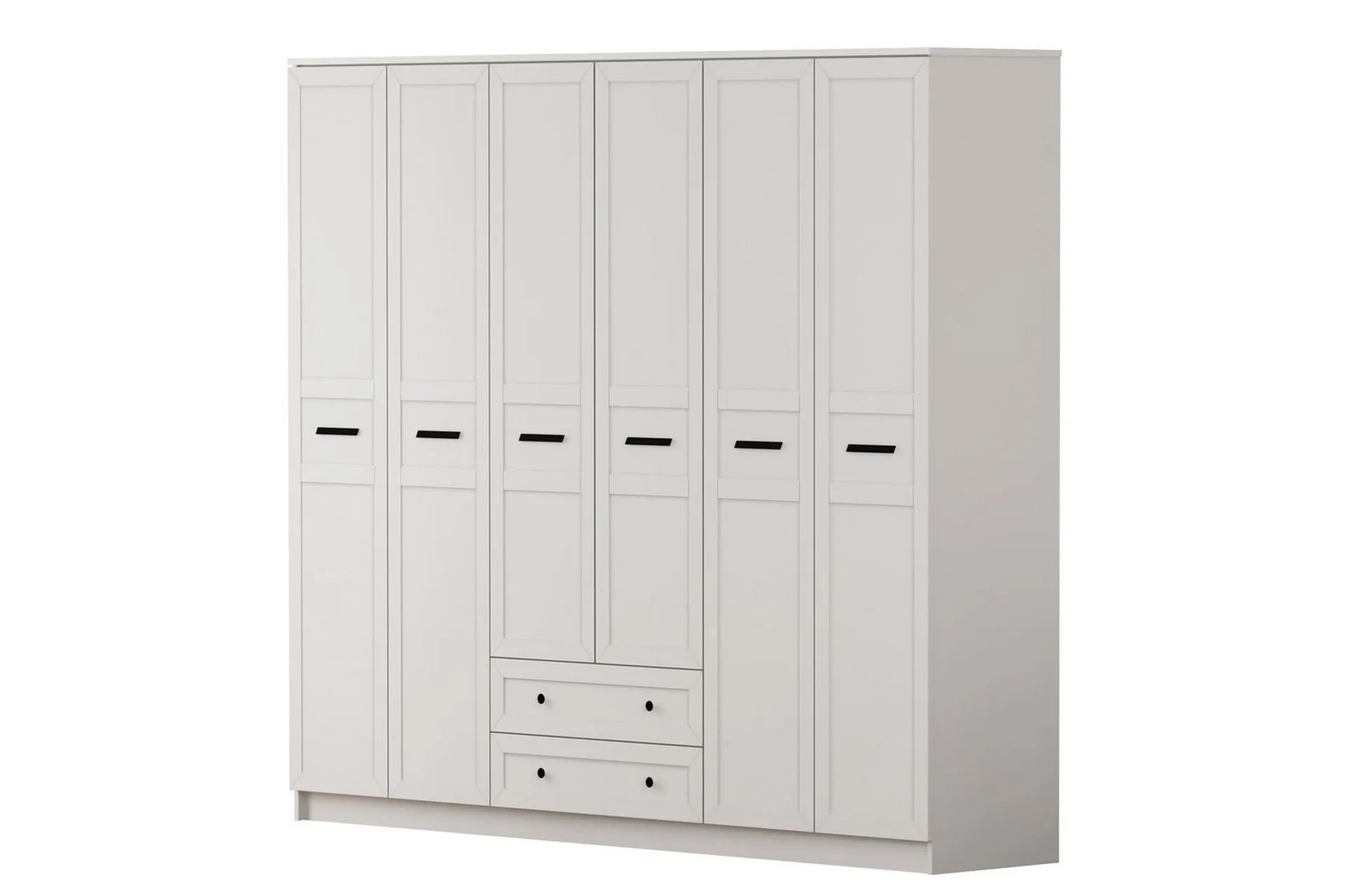 meyra garderob 210x210 cm - matt vit