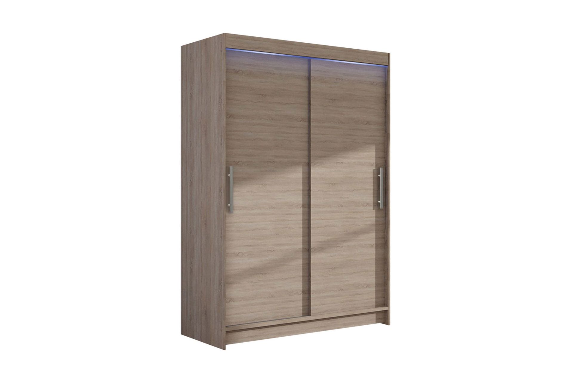 miami garderob 120x58x200 cm - beige/grå