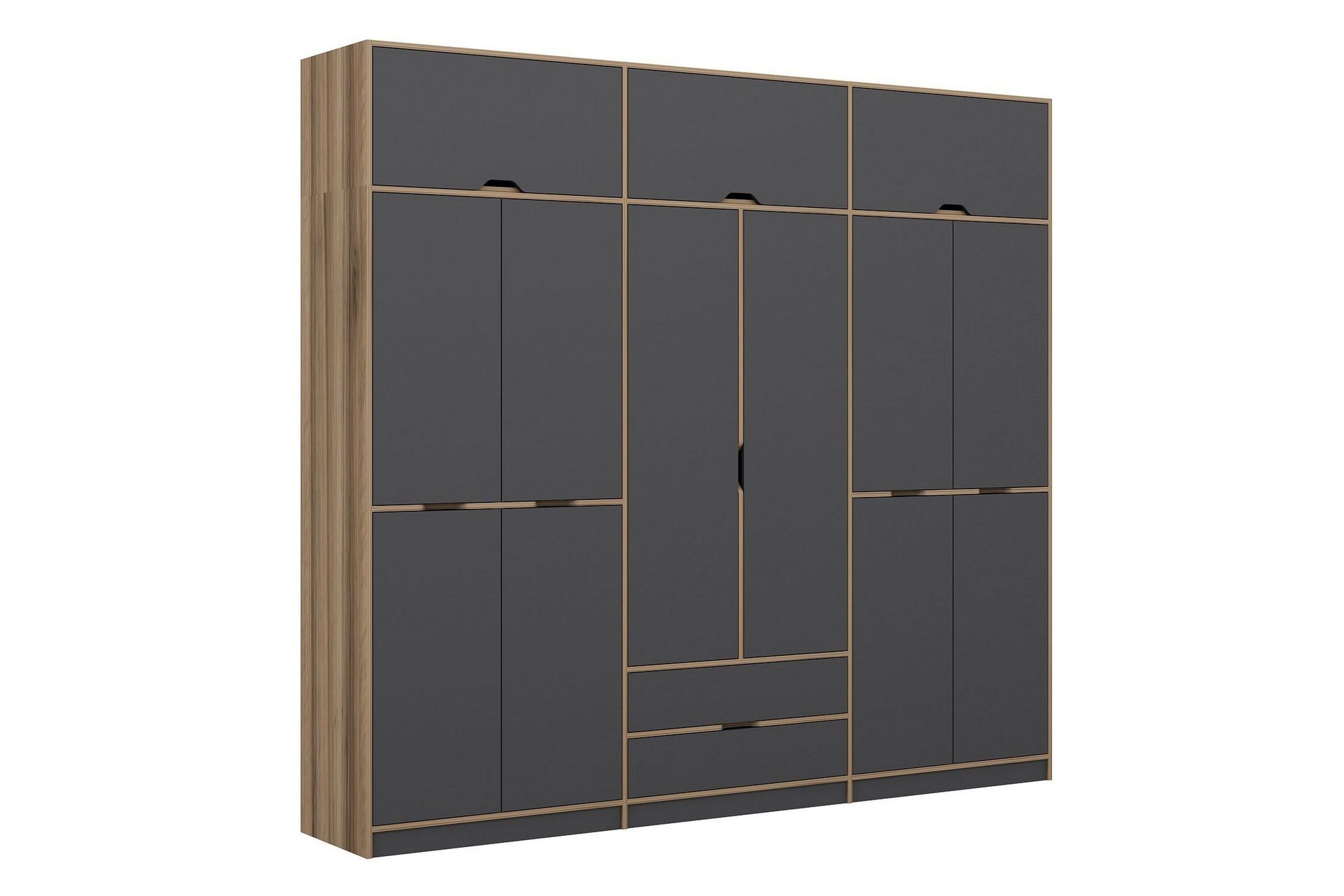 Munna Garderob 277x253 cm - Antracit