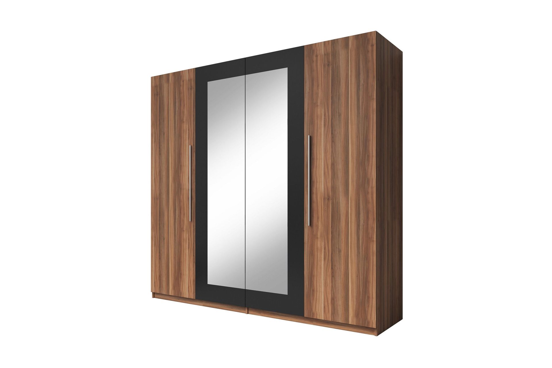 nougan garderob - trä/svart