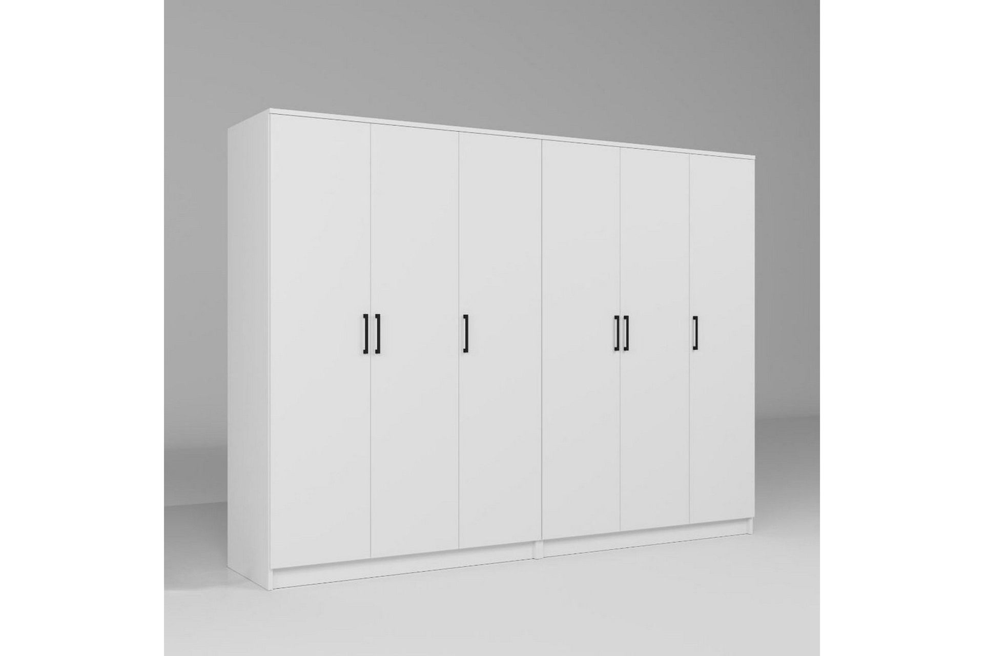 Olera Garderob 240x180 cm - Vit